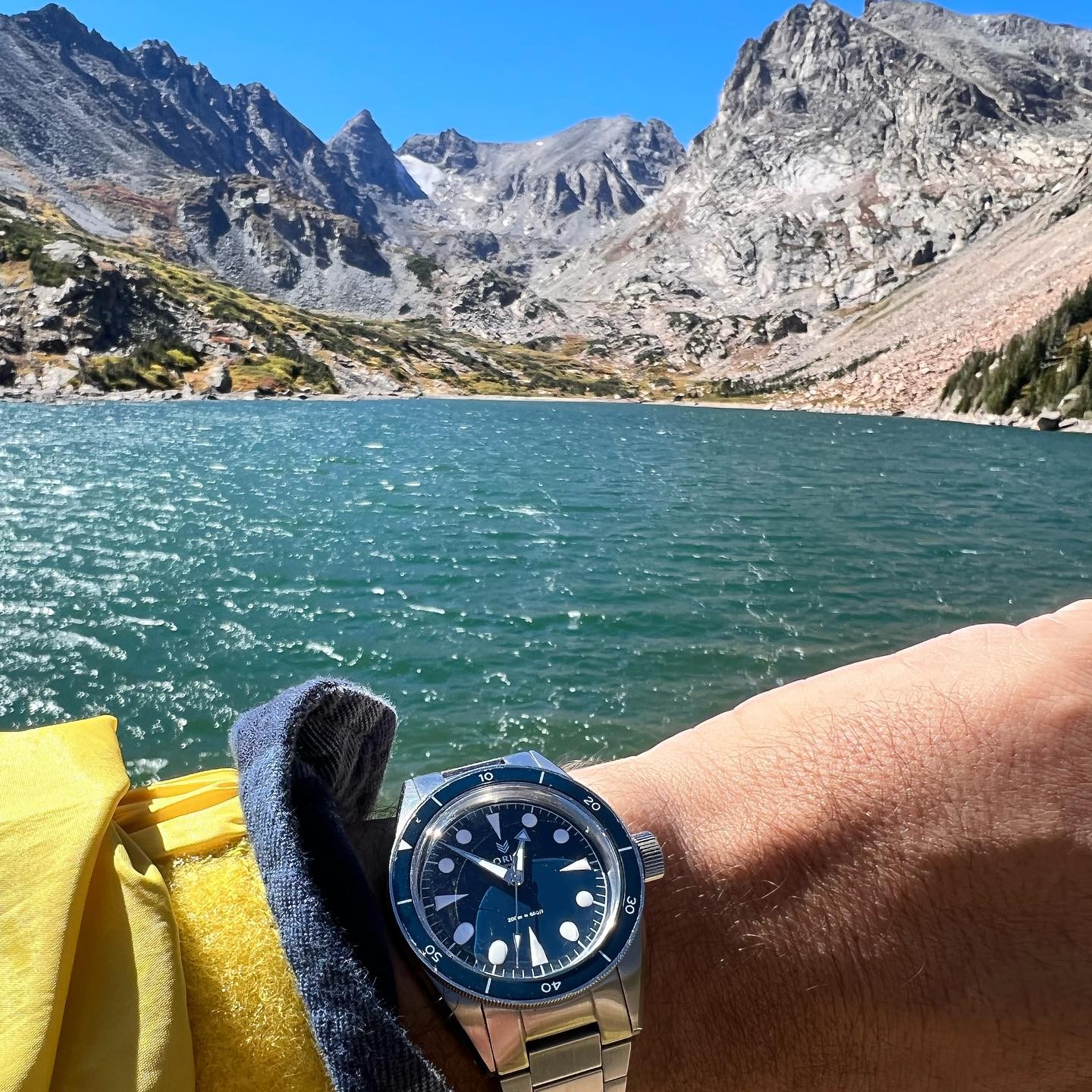 Can go 200m deep… did just fine 11,000 ft up. #lorier #lorierwatches #lorierneptune