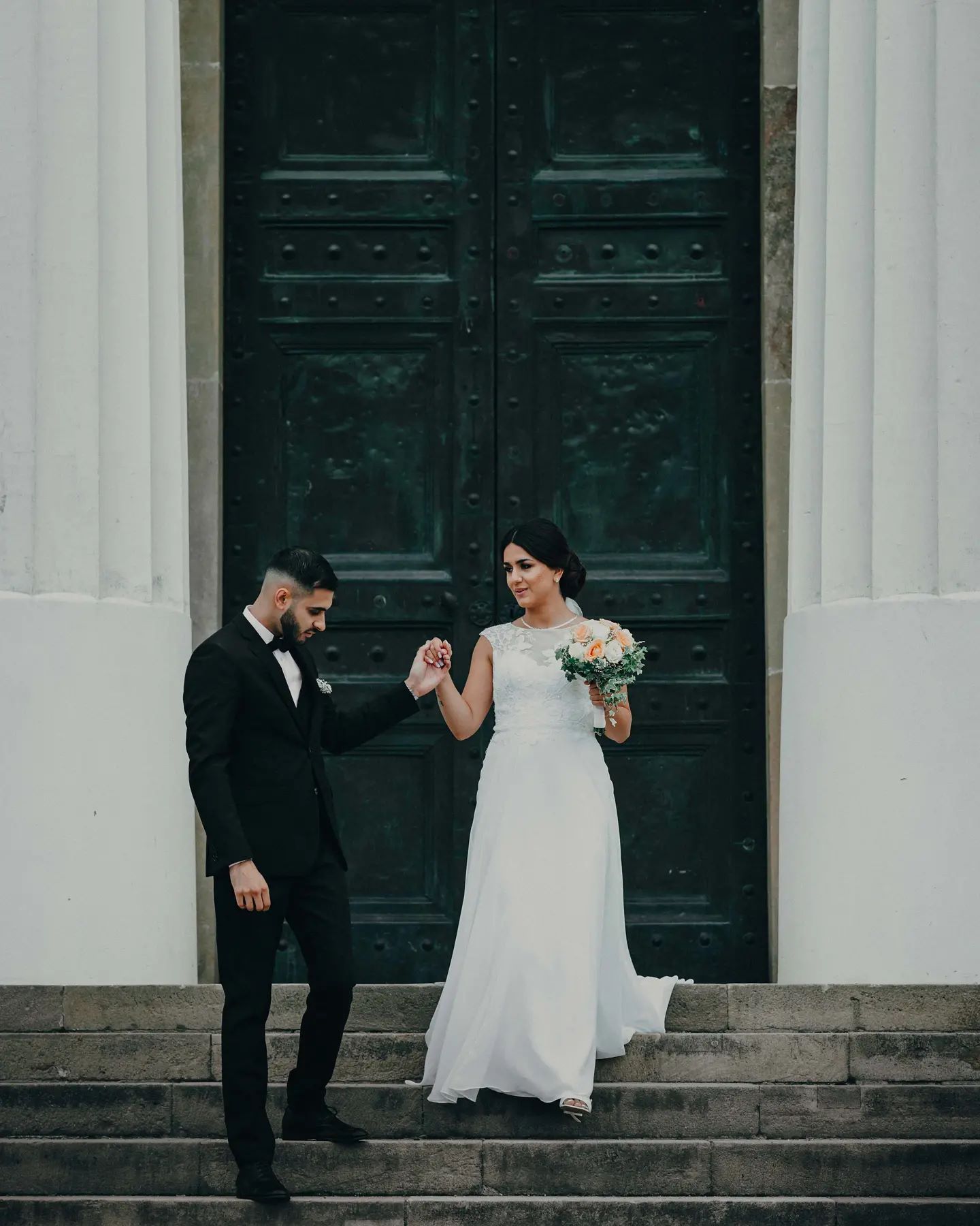 Admiring the love of his life 🌸