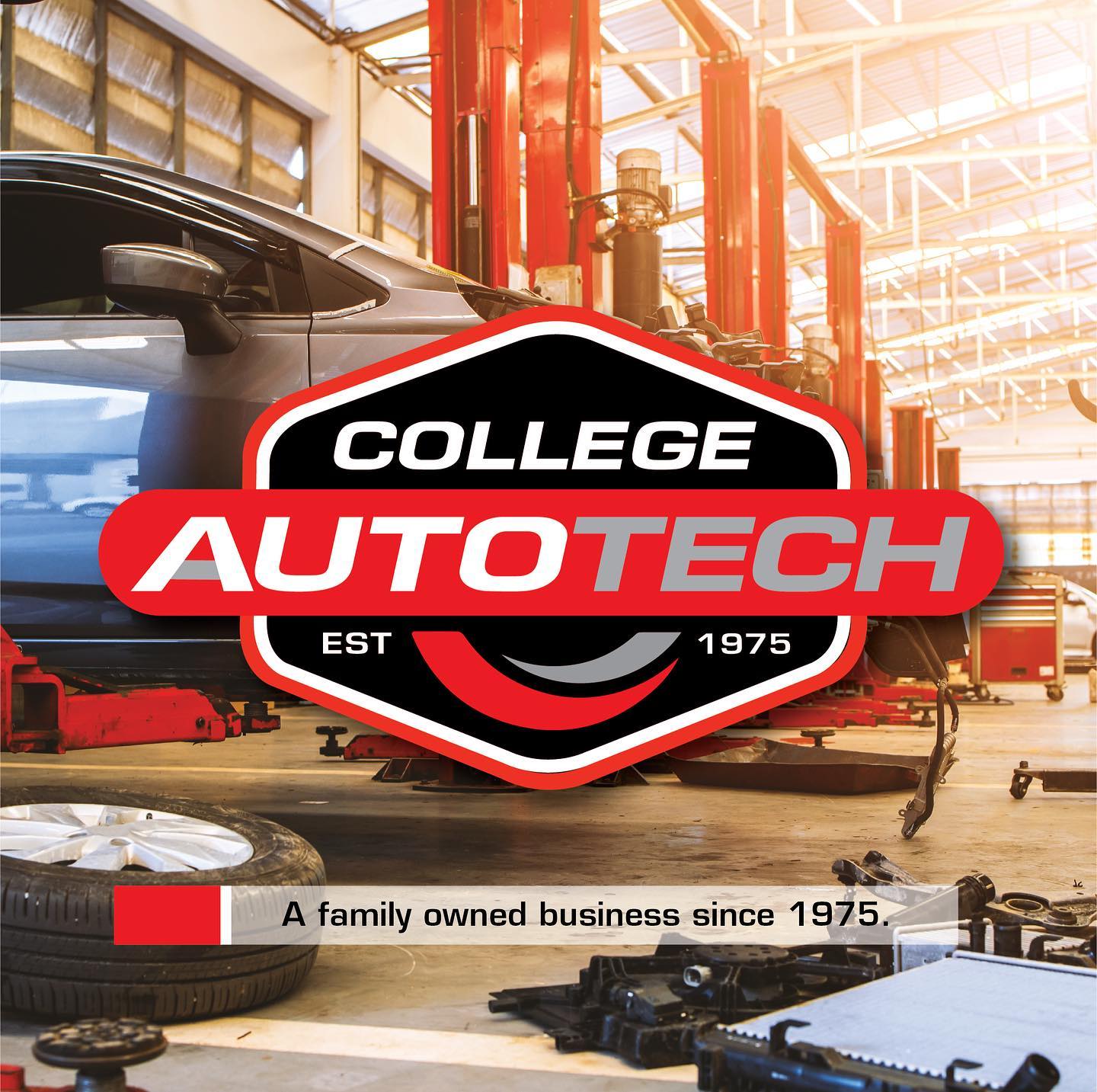 Had the honour of re branding this family run auto repair shop - College Auto Tech, which is located in Guelph Ontario. Looking forward to seeing the new sign on their new exterior redesign. #automechaniclogo #autologodesign #autorepairshop