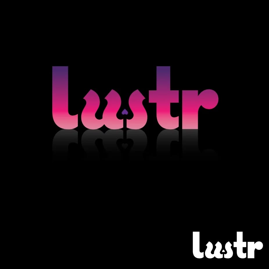Logo with a customized font for adult-lifestyle app. It's lusty...with a lil' bit of heart đ (Gradient was specifically requested, for an 80s vibe) #logotype #logodesigner #logo #typography