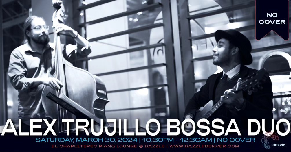 catch @stringsandstrangs and I in the lounge @dazzle_denver
we'll be playing heaps of latin jazz, some straight jazz, and a few hits from our private stash.
.
..
.
#bossaduo #bossajazz #denverjazz #dazzledenver #jobim #harvestguitars #southsidefizz