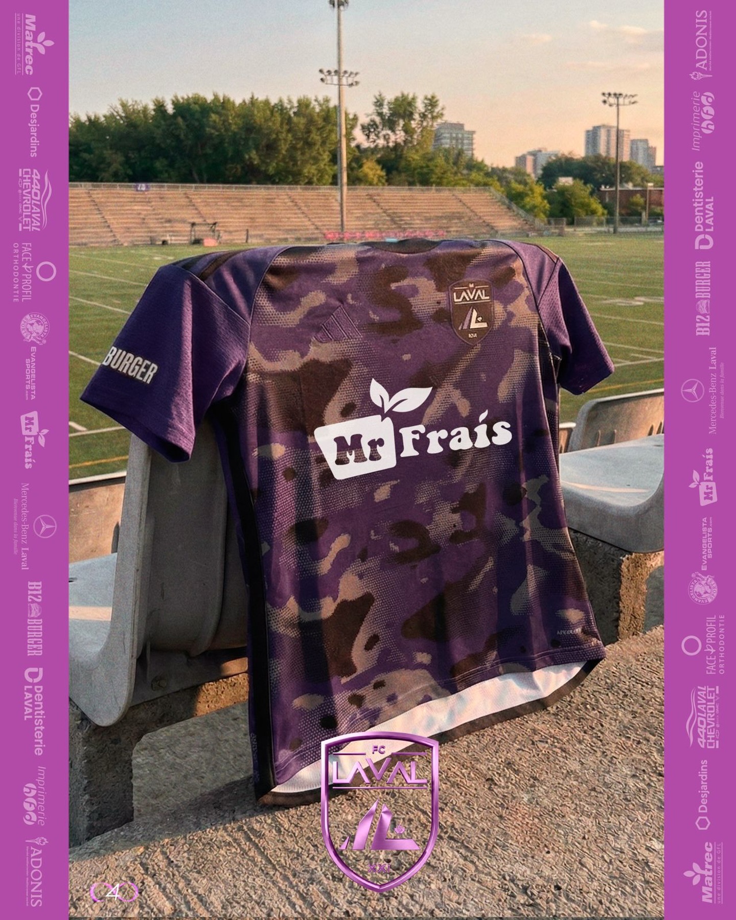 Un énorme merci à Mr. Frais pour le soutien apporté à notre jeunesse, notre passion du soccer et notre fierté communautaire. 🙏🏻💜
Big thank you to Mr. Frais for supporting our youth, our soccer passion, and our community pride. 🙏🏾💜
#FCLaval #Partnership #communauté #community #Partenariat