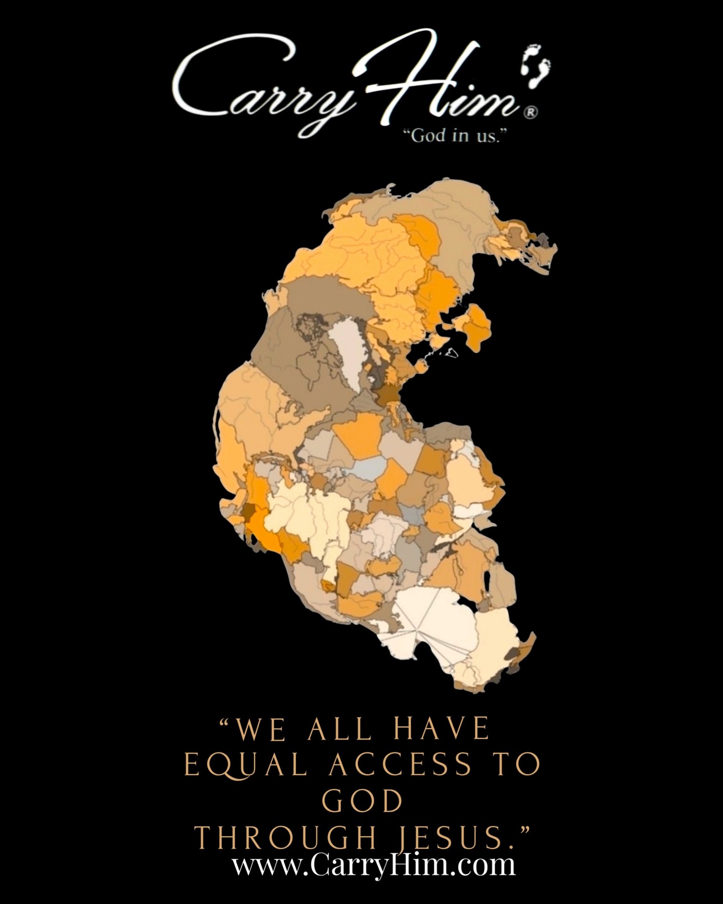 THE PANGEA MAP —
ONE FAMILY, ONE LOVE ✨🌍
Before borders… before divisions… the earth was one.
That’s what the Pangea Map represents — and why it speaks to every generation, young and old. 🤍
The Pangea Map reminds us that humanity began connected, just like God intended. And through Jesus Christ, that connection was restored — not by land, not by culture, not by language — but by love. ✝️
Jesus gives each of us complete love, equal access to the Father, and a place in God’s family. God is love, and love was always meant to unite us as one family, not separate us.
Yes, the earth has shifted.
Yes, generations have changed.
Yes, life looks different from one season to the next.
But God’s truth remains the same:
He has called us His children. His family. His friends.
We are all equal.
We are all loved.
We are all uniquely formed on God’s Potter’s wheel — intentionally created, beautifully different, and deeply valued. 🎨
Every Carry Him Pangea Map piece is a reminder that we can choose to walk in love — knowing who we are, whose we are, and how deeply we are connected.
Let’s believe this truth.
Let’s live it boldly.
And let’s pass it forward to every generation — until the return of Jesus Christ. 🤍
One God.
One World.
One Family.
www.CarryHim.com
#CarryHim #PangeaMap #GodInUs #EqualAccessToGod #OneFamily #FaithAndFashion #AllNationsEqual #JesusChrist #WalkInLove #Apparel #Brand #GowithGod #PassItForward