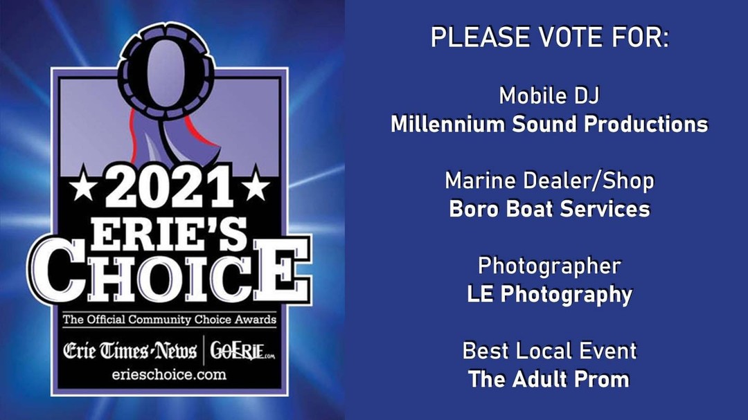 If you have a minute, please vote for us and few other vendors. You can vote everyday!
https://goerie.gannettcontests.com/2021-Eries-Choice/gallery?group=391352