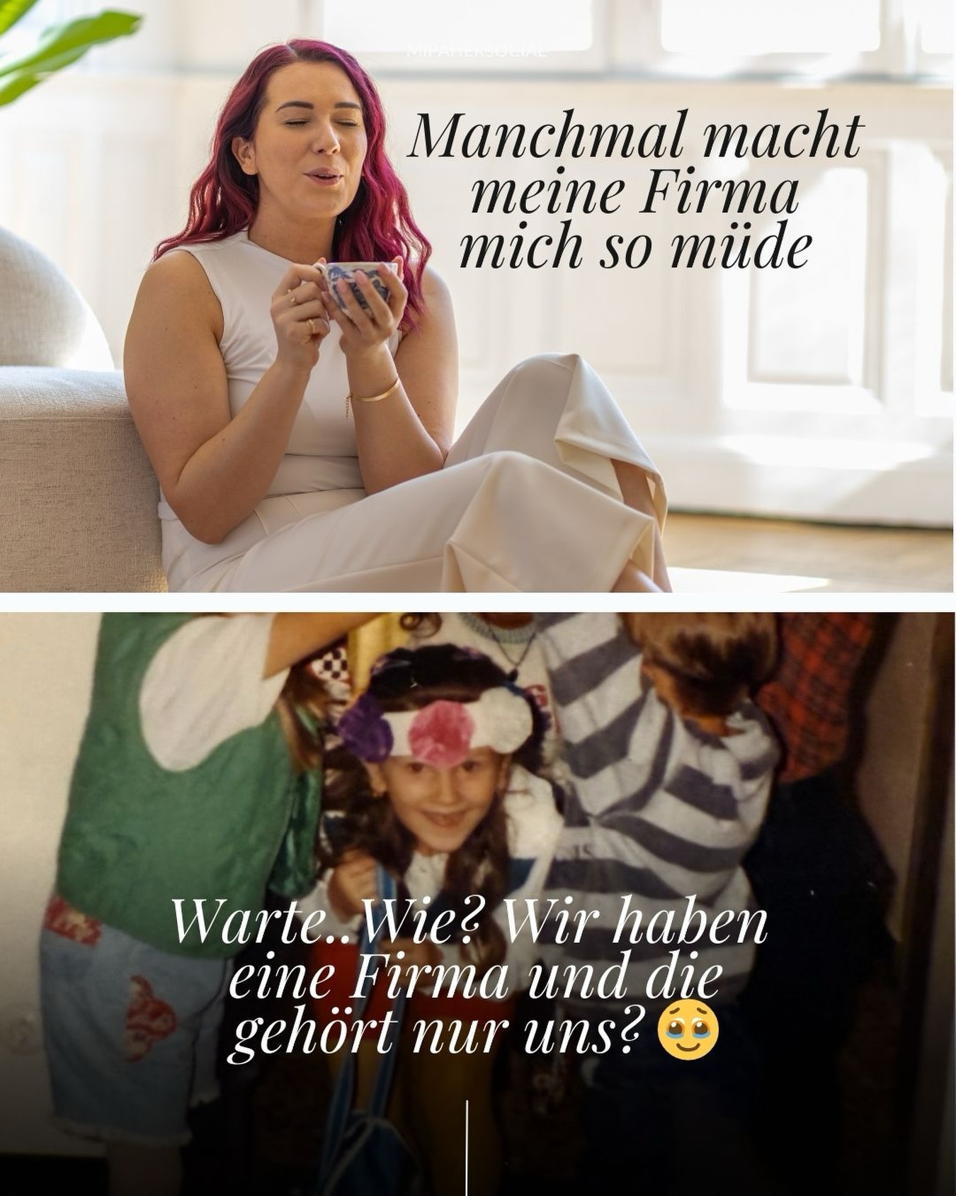 Manchmal vergesse ich: ich bin schon längst am Ziel 🥹
Alles was ich mit MIPA noch erreiche ist über Klein-Milenas größten Traum schon längst hinausgeschossen.
…be proud of the little version of yourself ❤️