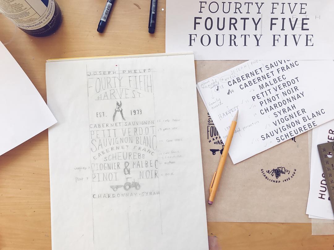 Finished designing @josephphelps harvest tee just in time for the first day of harvest!