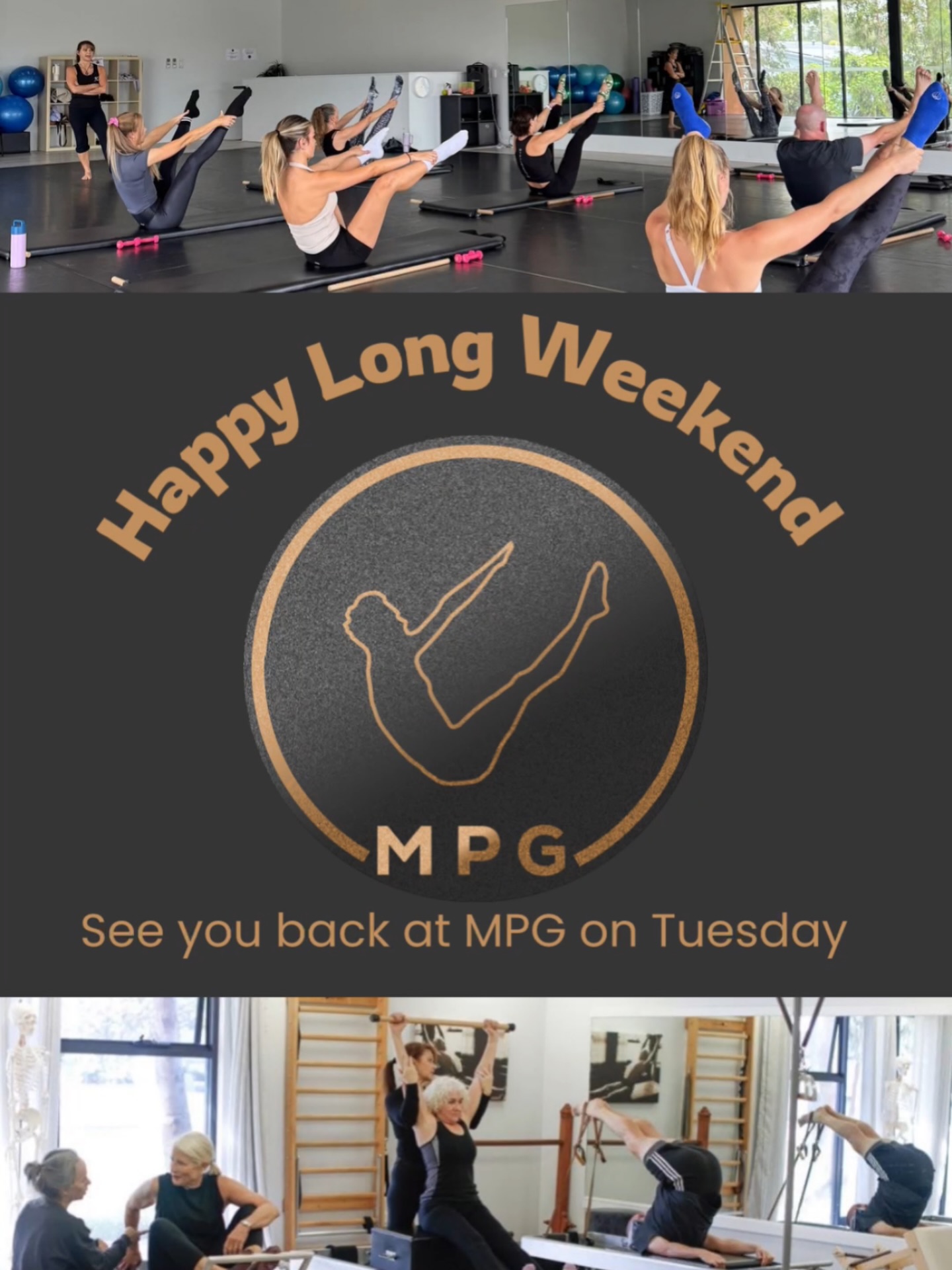 See you back on Tuesday 🙌
Don’t forget to book your classes