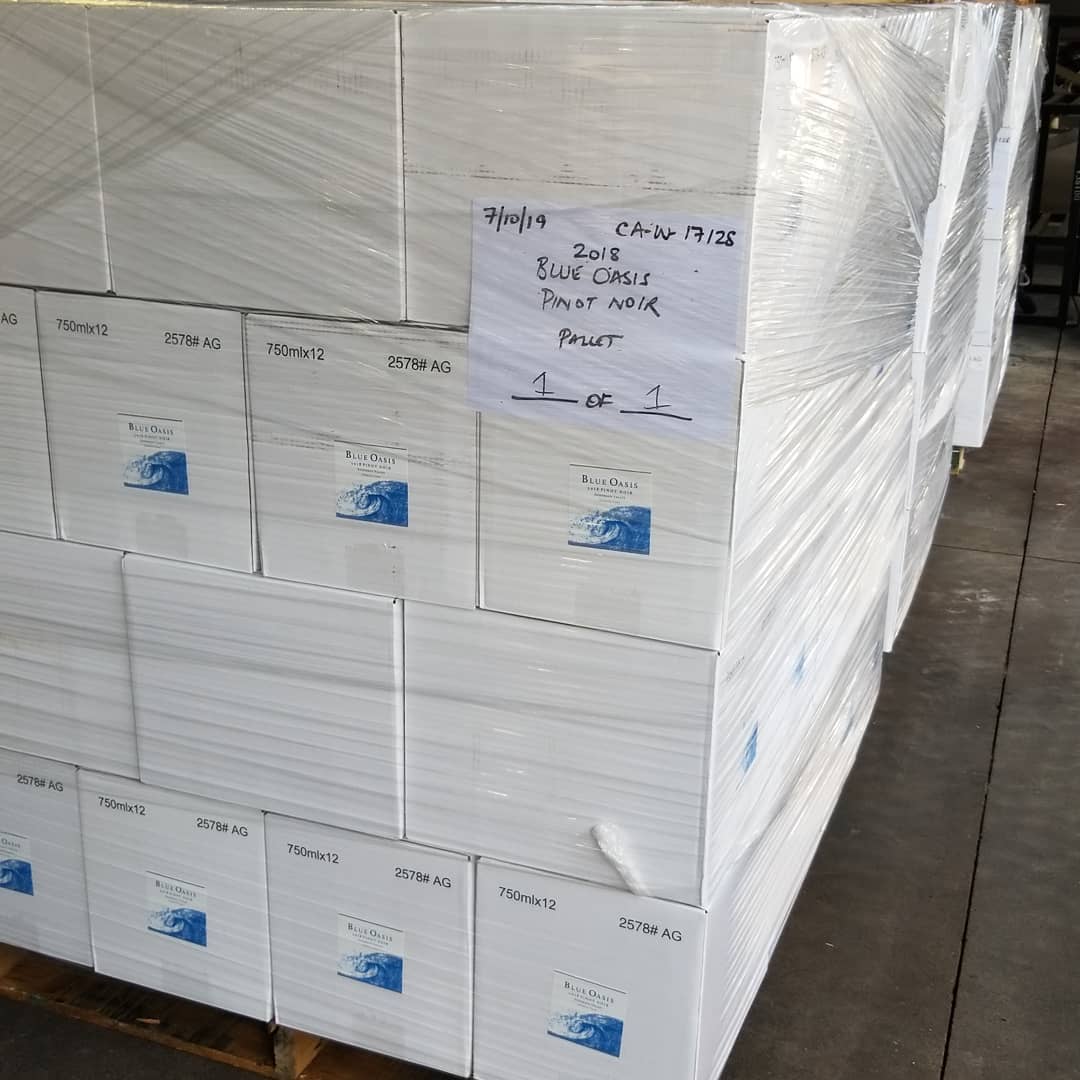 Finished product! Only 3 more pallets to go. 😎🎉🍷 #loveforwine🍷