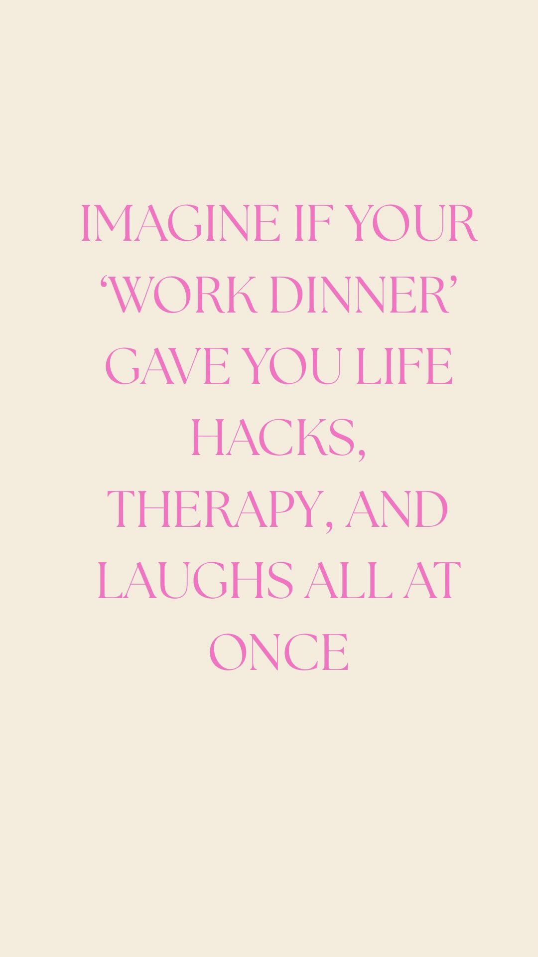 Imagine if your ‘work dinner’ gave you life hacks, therapy, and laughs all at once 🖤 so grateful for this team of experts