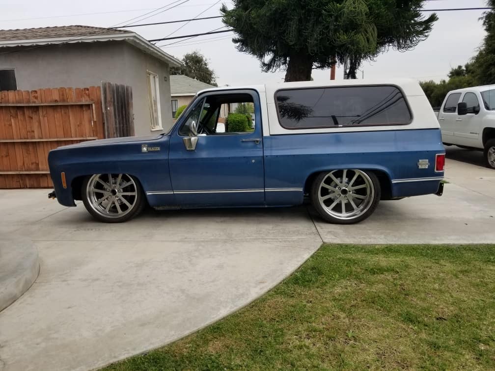 When we purchased this Blazer a few years ago we new it was a diamond in the rough. We new it had potential but it just needed some TLC. The truck was bagged but done poorly and super dangerous. Prior owner had no idea about this death trap. Shop truck got new body mounts, CPP front suspension, big brake kit. Front and rear. Modular spindles, sealed hubs, bags, lines and switches. Crown suspension C-notch. Big Thank You to @prrdiem_fab for handling all the installation. On to the next part...