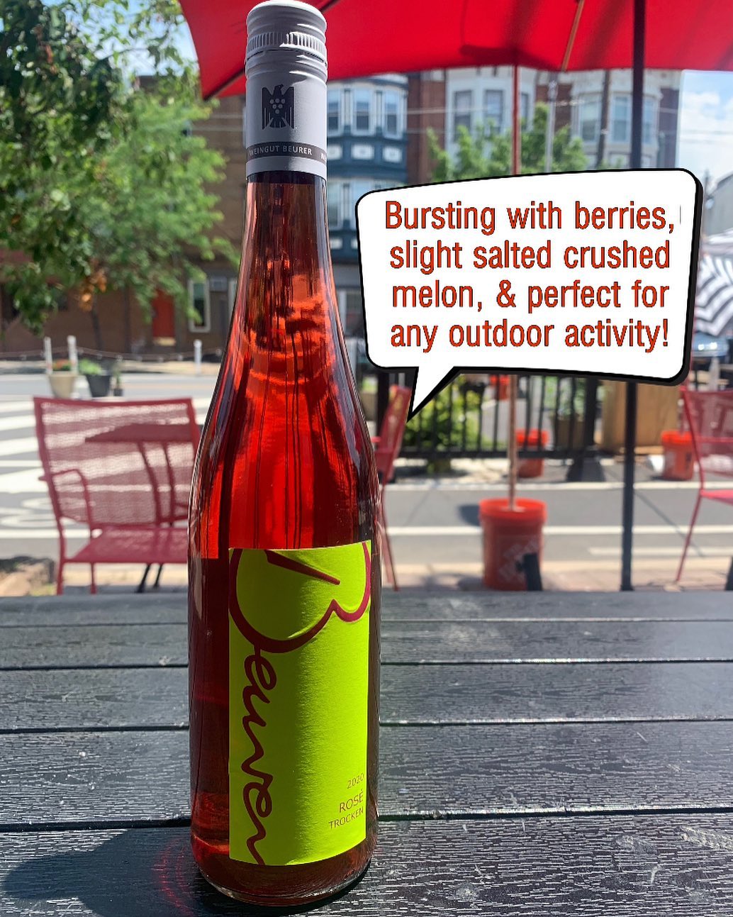 Beat the heat order with @quicksipdelivery #roséallday