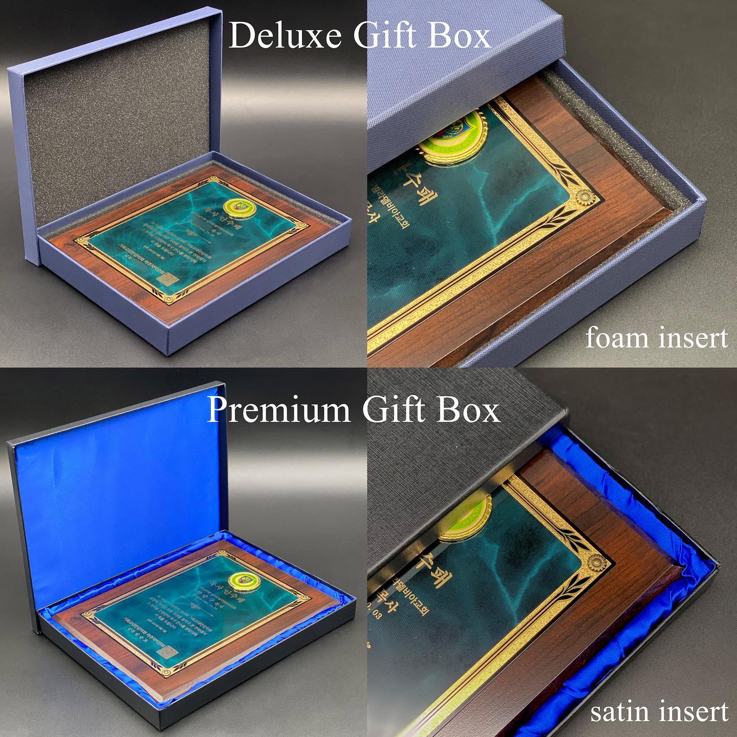 New plaque gift box options are available on our website! Click link in bio to shop ☺️