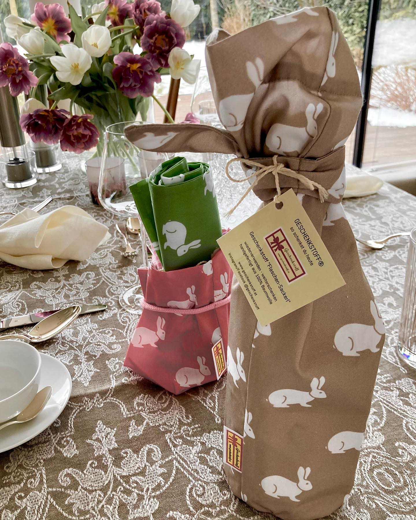 Schönen Ferienbeginn wünsche ich euch 😀 #ostern2023
#Geschenkstoff_statt_Papier!
#so_schenkst_du_heute
#müllvermeiden @zerowasteaustria @geschenkstoff