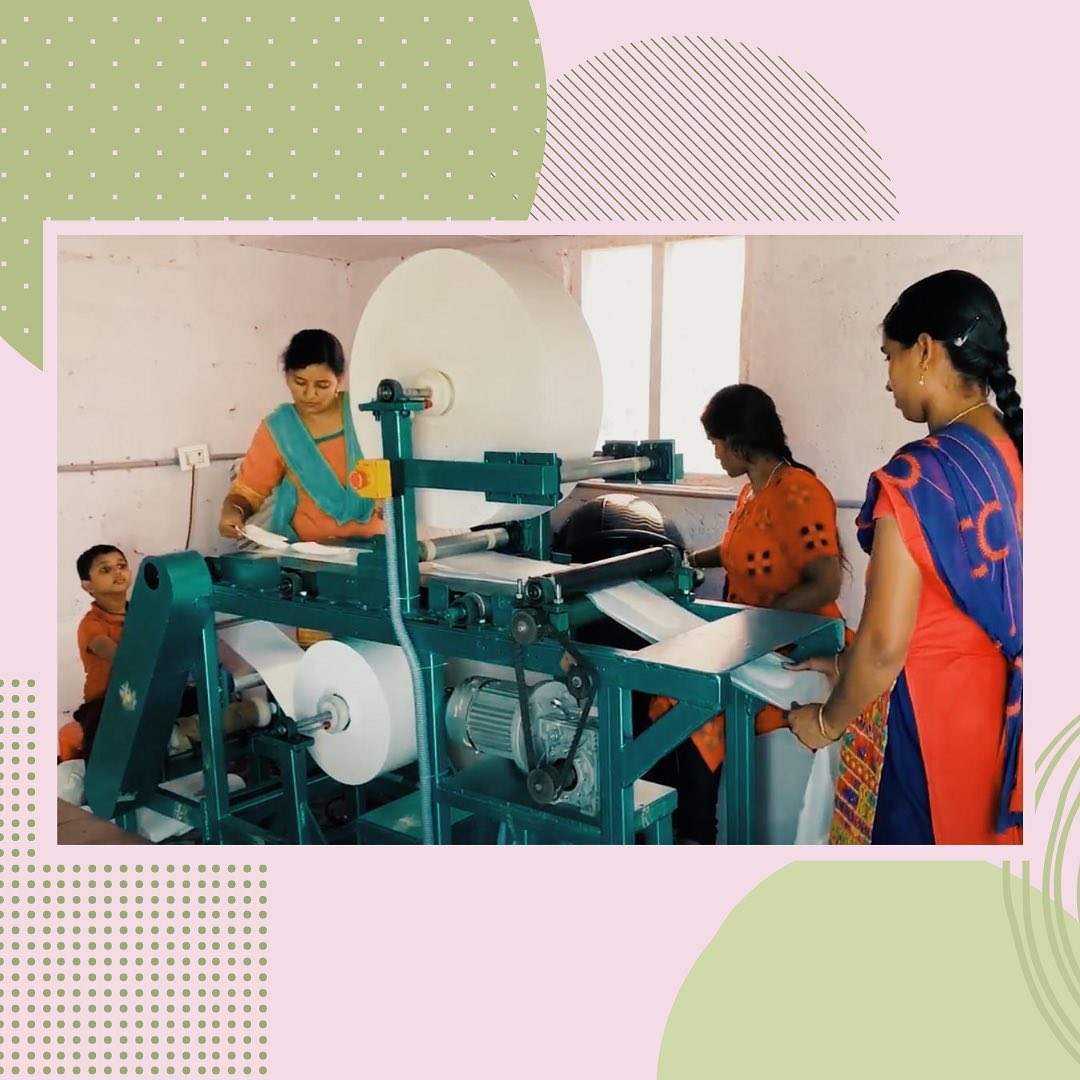 Our goal as a social enterprise is to give back to the community with our product by employing local women. Apna Green pads give women the chance to take charge of their periods and set the stage to eliminate period stigma! #feminism #movement #stigma #taboo #femaleentrepreneur #periods
