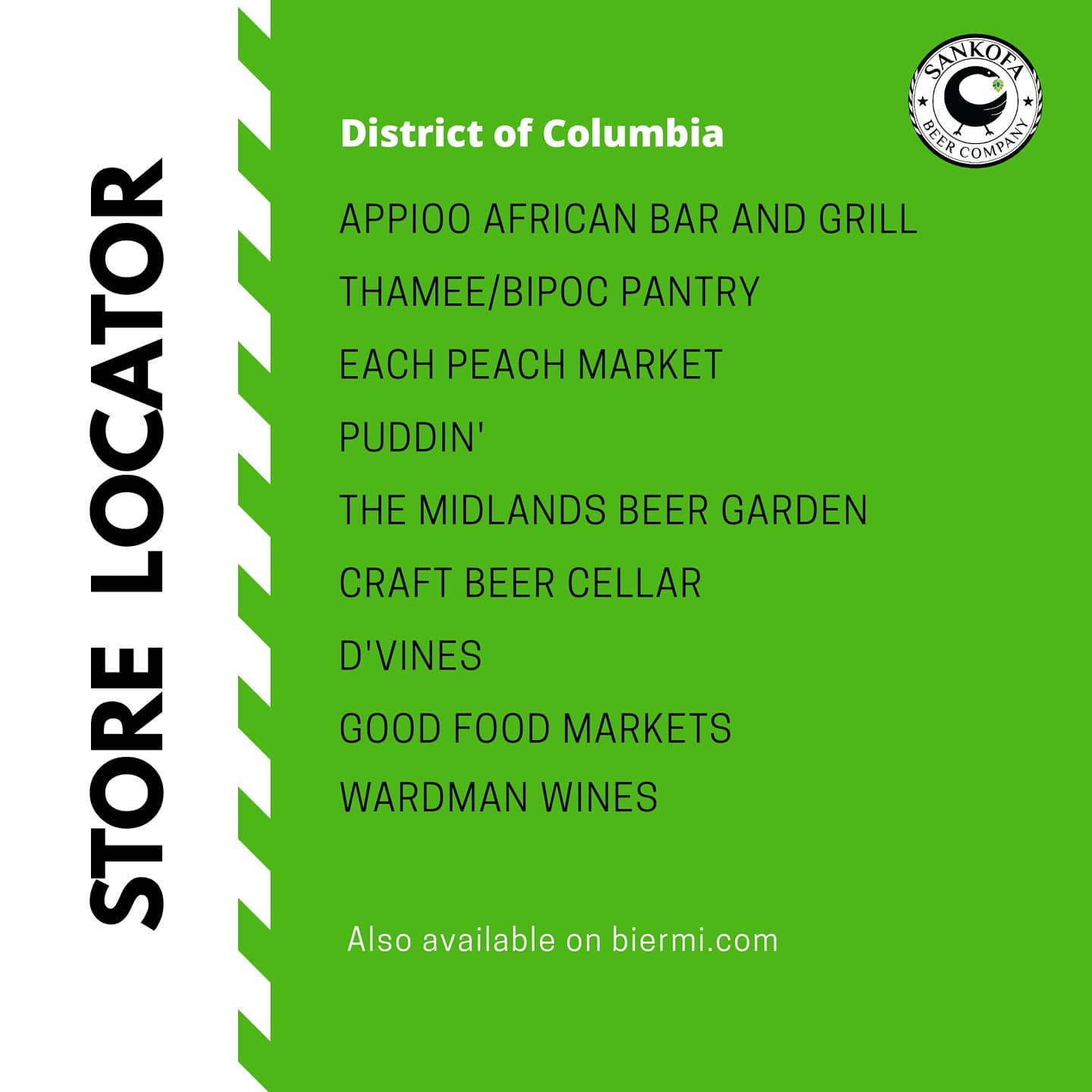 SANKOFA BEER LOCATOR