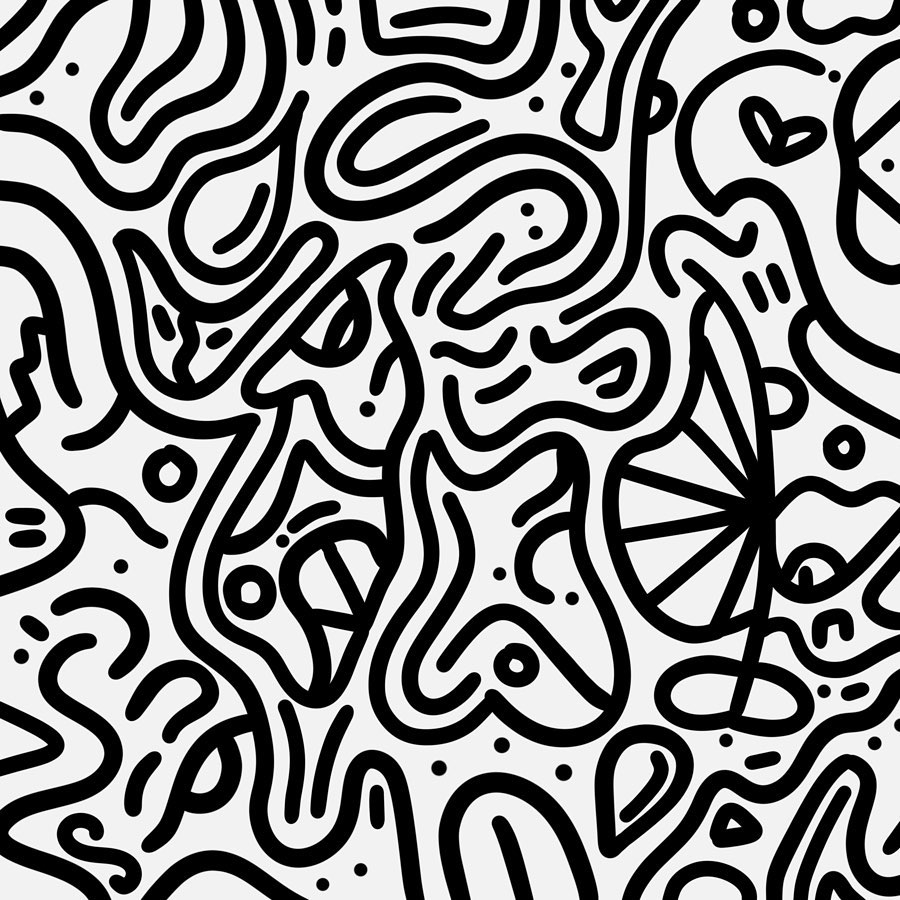 Trying new things 🤙🏻⚡️
•••
#illustration #design #digitalart #black #blackandwhite #graphicdesign #art #blackwork #procreate