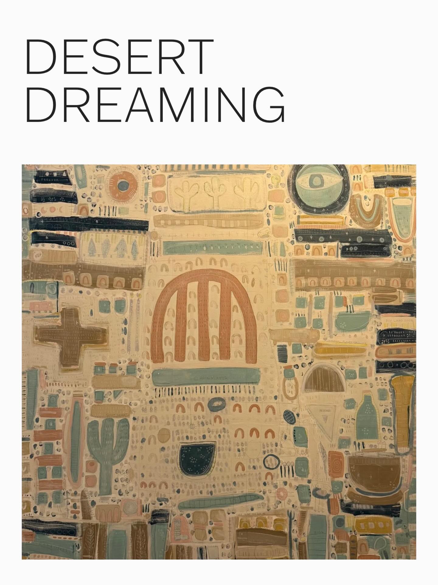 🏔️
Desert Dreaming
60x48
Mixed media
2025
Missing the desert. I lived in Taos for a season of my life, and I still feel a pull to return. There’s something about that landscape—the light, the quiet, the way time moves slowly—that never really leaves you.
When I paint, these symbols show up without much planning. They’re my stories, layered and remembered. A visual language I’ve been building for years. This painting feels like a map of where I’ve been and where I’m being called back to. Not literal, but emotional. A path home.
Do you have a place from your younger years that still calls you back?
Available for viewing and purchase @fortworksart
#art #desert #folkart #texas #texasartists
