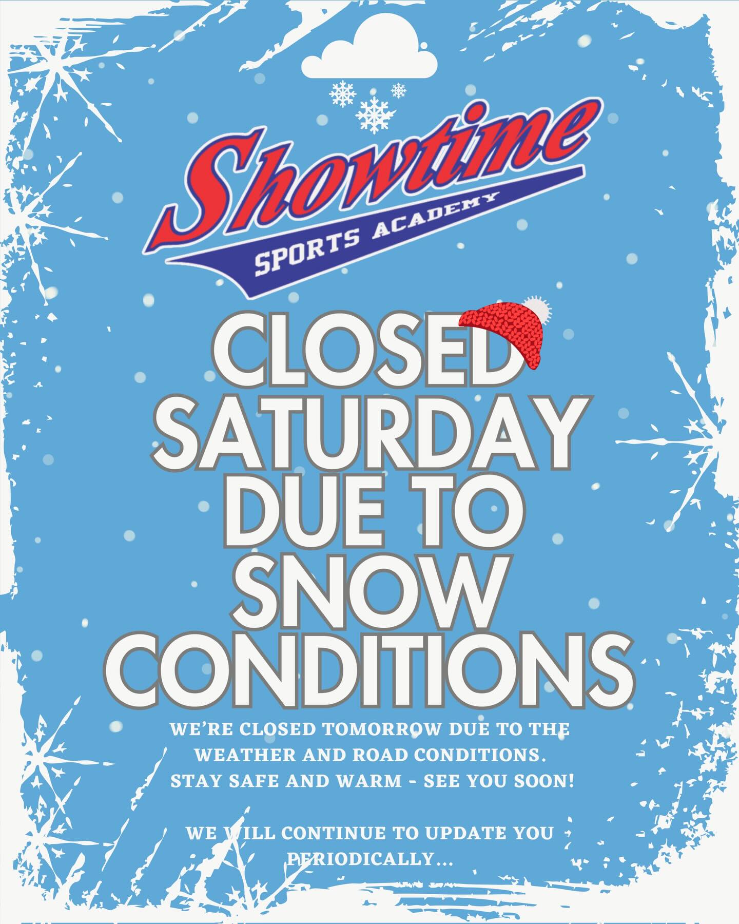 We will keep you posted regarding Sunday!