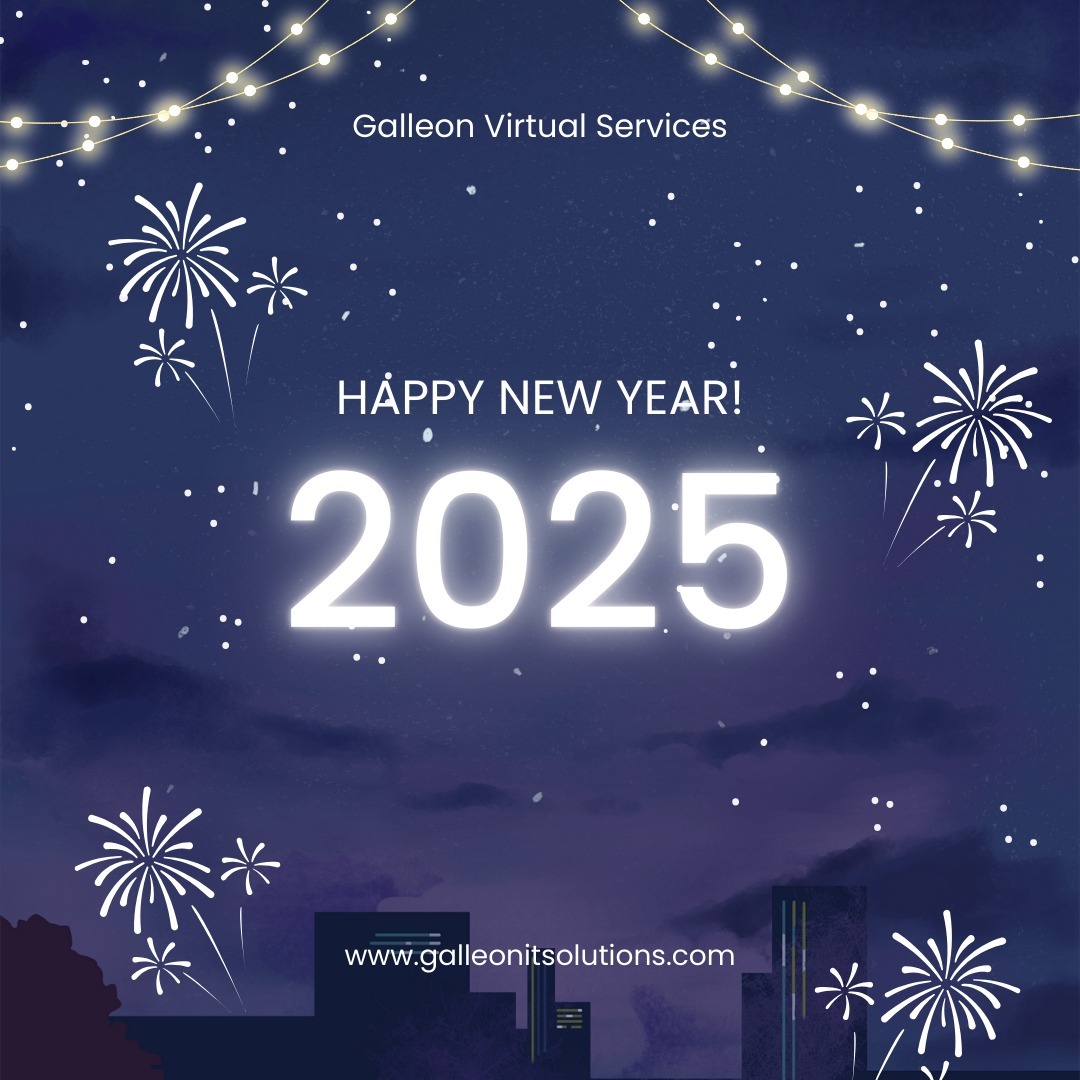 🎉 Happy New Year from Galleon Virtual Services! 🎉
Start 2025 with smarter IT solutions that empower your business to thrive. Whether you’re in healthcare, legal, contracting, or any small to medium-sized business, we’re here to streamline your technology and support your growth.
✨ Let’s make this year one of innovation and success. Here’s to a productive and prosperous 2025! 🥂
#HappyNewYear #ITSolutions