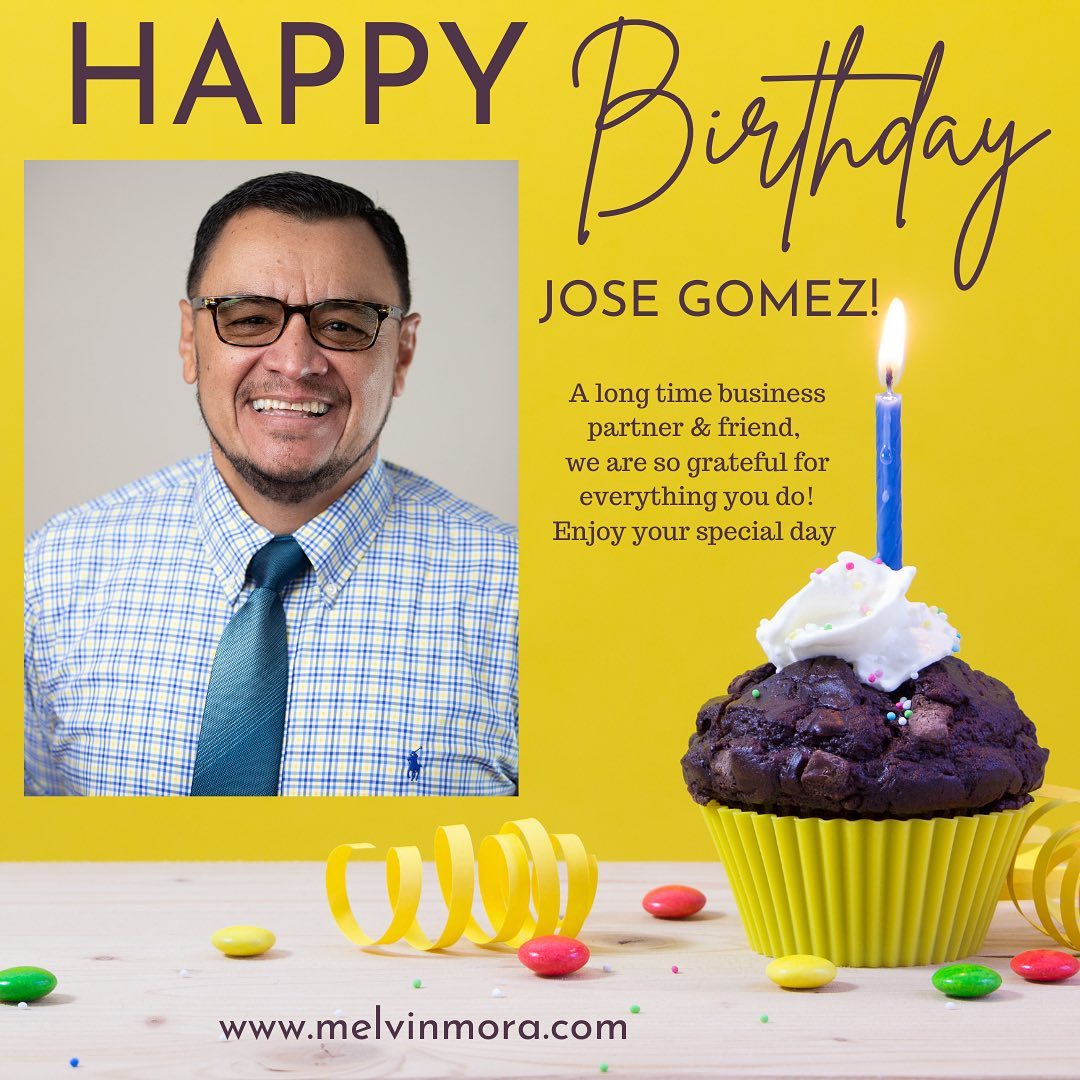 Happiest birthday to our very own Jose Gomez ! We are so grateful for all your hard work. Contact Jose for all your insurance needs! Whether it be home, health, auto or life, he’s got you covered !