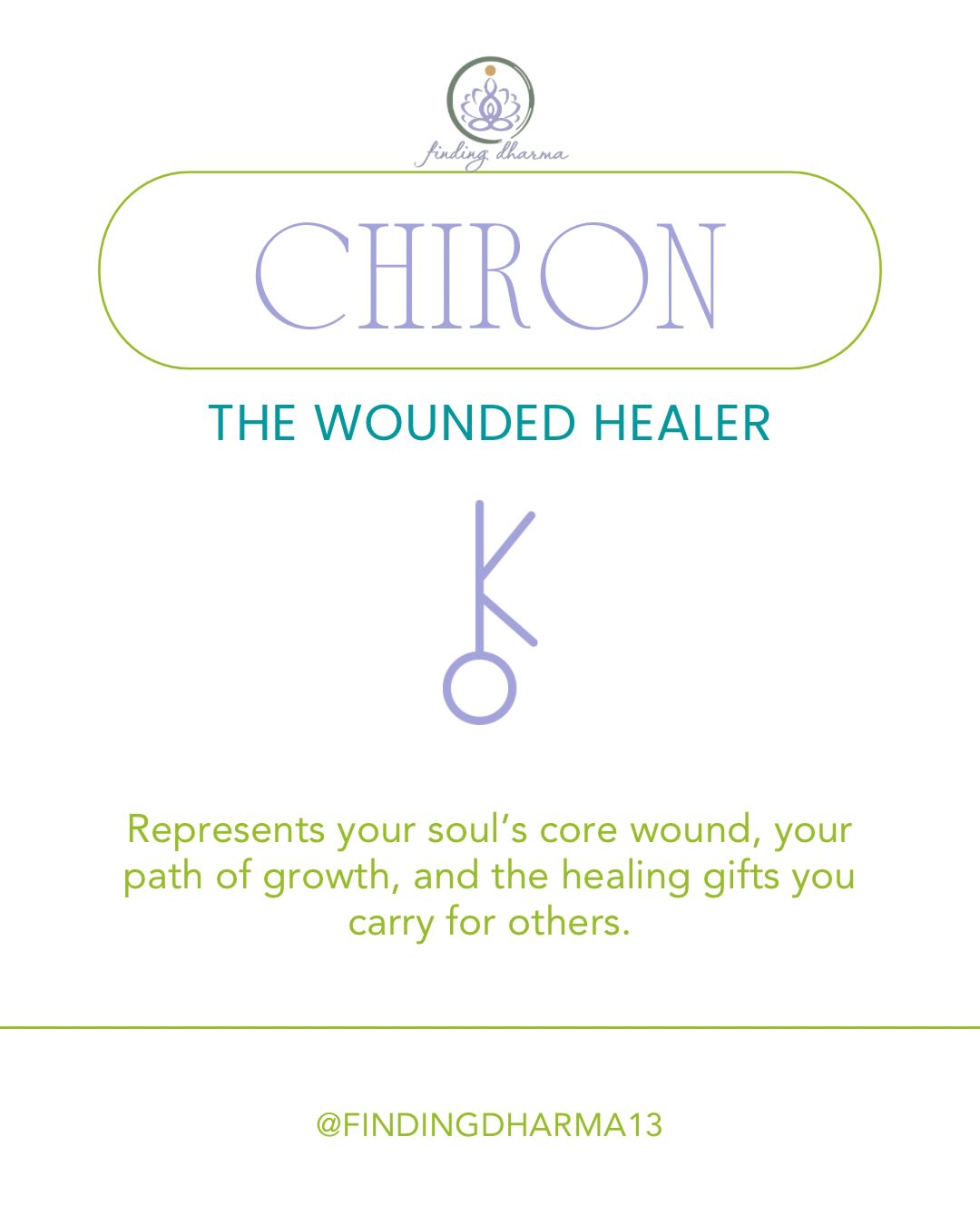 Your wound is not a flaw.
It’s a map.
Chiron reveals the soul wound you came here to heal and the gifts hidden within it.
Swipe through to explore Chiron in each sign.
Last slide: how to find your Chiron sign.
#chiron #findingdharma #astrologyinsights