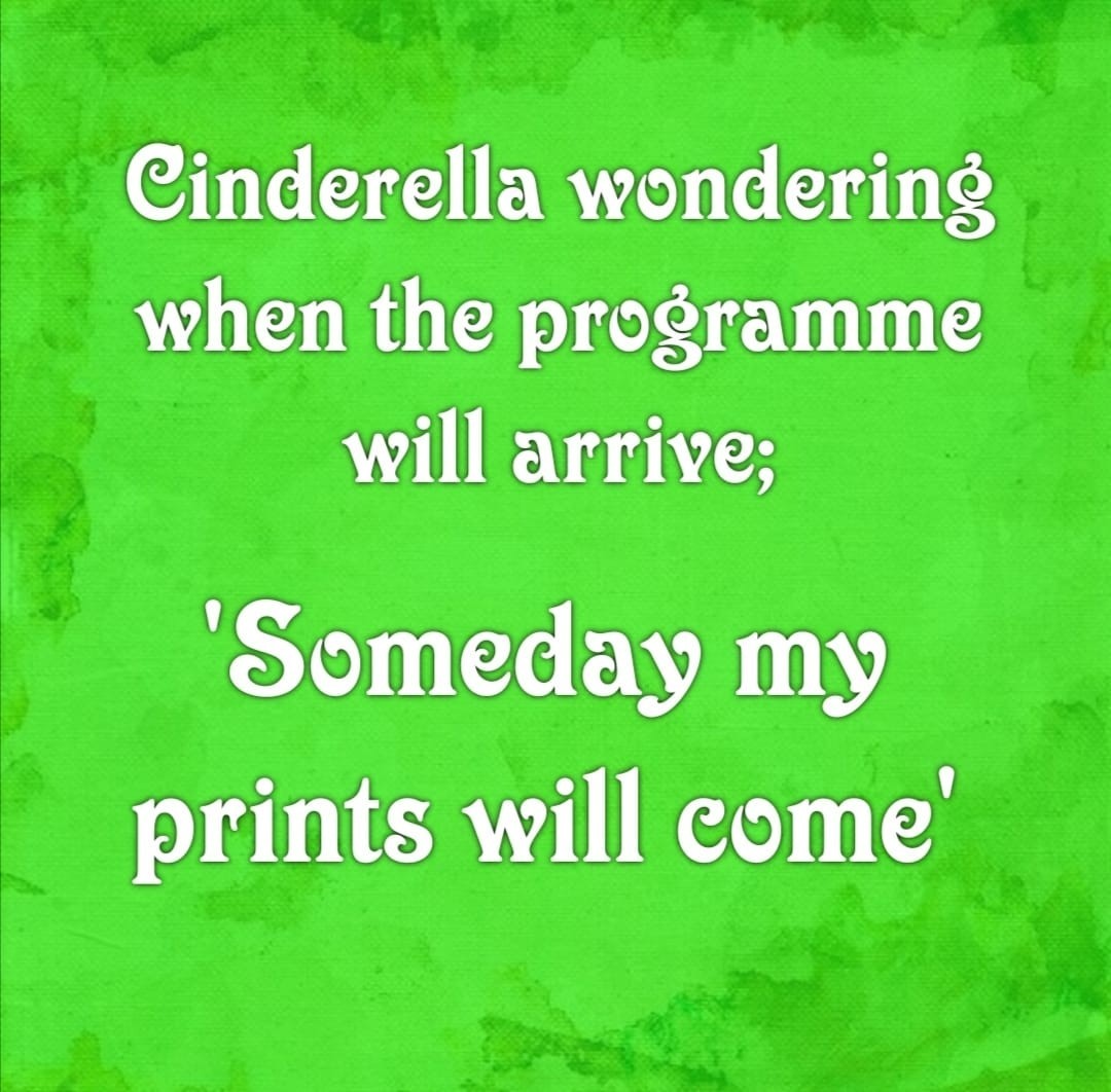 So much punny fun!â
â
#jokes #oneliners #punny #greatjokes #goodjokes #badjokes #pantomimesengland #pantoessex #panto4eva #panto #dadjokes #mumjokes #blokesjokes #dame #cinderella #pantomimes #communitytheatre #community #performance #just4laughs #gags #greatgags