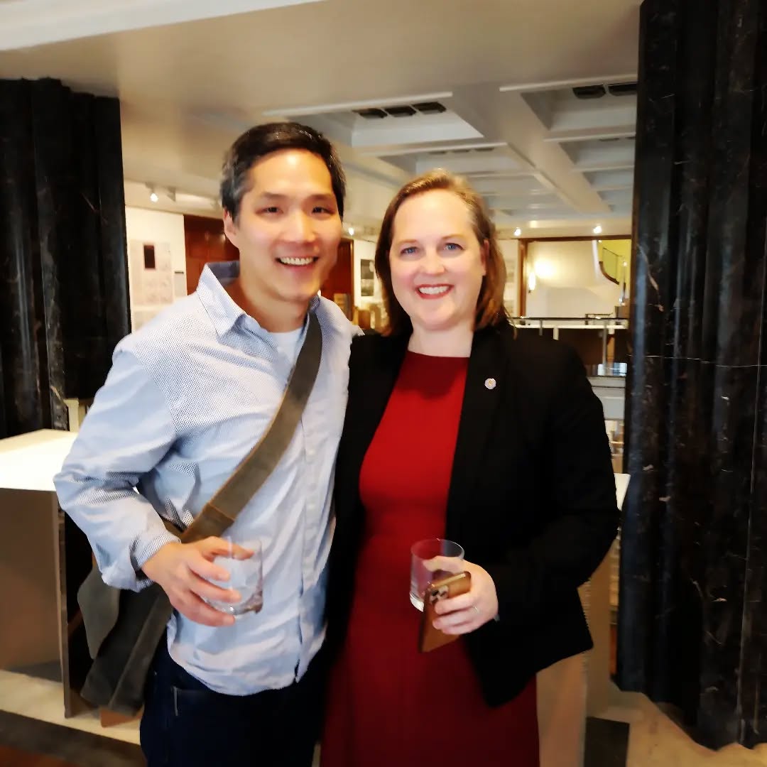 A wonderful surprise to meet President of the AIA, Emily Grandstaff-Rice, at a recent RIBA hosted event!