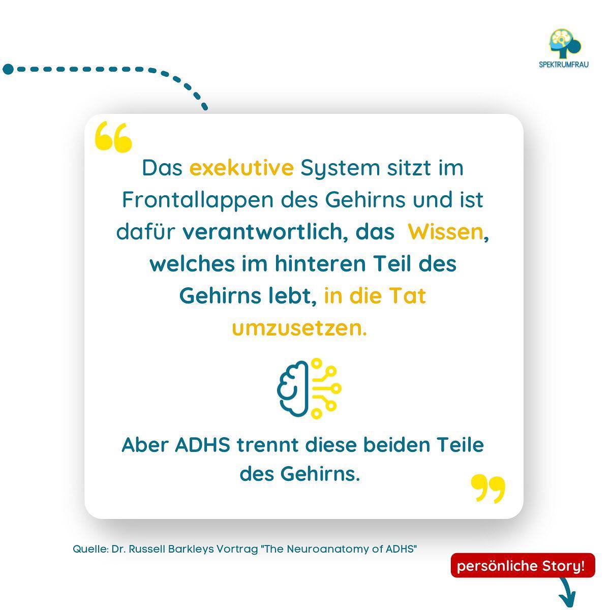 Ich weiss es…ich will es…ich tu‘s nicht. 😥
💡Die Handlungsabsicht und die Handlugsauführung sind im AD(H)S Gehirn getrennt. Intentionsdefizit oder Absichtsdefizit nennt Dr. Russell Barkley dieses, das ADHS kennzeichnende, Phänomen.
Jeder AD(H)S Mensch kennst es.
👉 Man weiss was zu tun ist, tut es aber nicht. Im Hirn „zündet“ nix. Es kommt vom Gedanken einfach nicht zur Tat.
Ich selbst kenne das auch nur zu gut!!! 😣
Es war ein so belastender Teil meines Lebens, dass es mich (vor meiner ADHS Diagnose) dazu gebracht hat, mir eine Erinnerung eintätowieren zu lassen! 😳
Ja, du hast richtig gelesen!
Tätowiert.
Das was sich manch einer auf einen Notizzettel schreibt, habe ich mir unter die Haut stechen lassen. 😲 Weil ich einfach nicht verstanden hatte, warum ich nicht einfach mache, was ich machen soll/will!!! 🙇🏼♀️
Und dachte, dass hilft vielleicht 🥴😅🙈
- Auf meinem linken Arm steht nun seit 18 Jahren „Ideen in die Tat umsetzten.“
- Seit nun 8 Jahren, weiß ich (theoretisch) warum es mir so schwer fällt.
- Und seit 2 Jahren, bin ich so weit nicht nur mir selbst, sondern auch anderen Menschen dabei helfen zu können, damit umzugehen.
Puhhh, was ein Ritt…🙄
🤔 Welches AD(H)S-Symptom hat/bringt Dich beinah zur Verzweiflung?
🤔 Hast Du auch schonmal etwas „seltsames“ gemacht, in der Hoffnung besser mit einem Symptom klar zu kommen?
Ich bin mega gespannt auf Deinen Kommentar! 🤩
Ganz liebe Grüße, Anja 🙋♀️🍀
PS: Am Sonntag 14.08.2022, um 18:30 Uhr findest ein kostenloses Live Webinar statt.
„AD(H)S bei Frauen - 5 Symptome verständlich erklärt“
Schau mal rein, über den Link in der Bio. 😊👍
#spektrumfrau #adshalltag #adhserwachsene #adhs #mentalegesundheit #adhsfrauen #adhssfrau #frauenhelfenfrauen #neurodiversität #adhsleben #psychoedukation #psychoeducation #selbstorganisatiion #neurodivergent #frauenmitadhs #emotionaleintelligenz #frauennetzwerk #frau #aufmerksamkeitsdefizit #prokrastination #aufschieberitis #mannheim #rheinneckar #selbthilfe #femalecoach #coachingfürfrauen #getshitdone