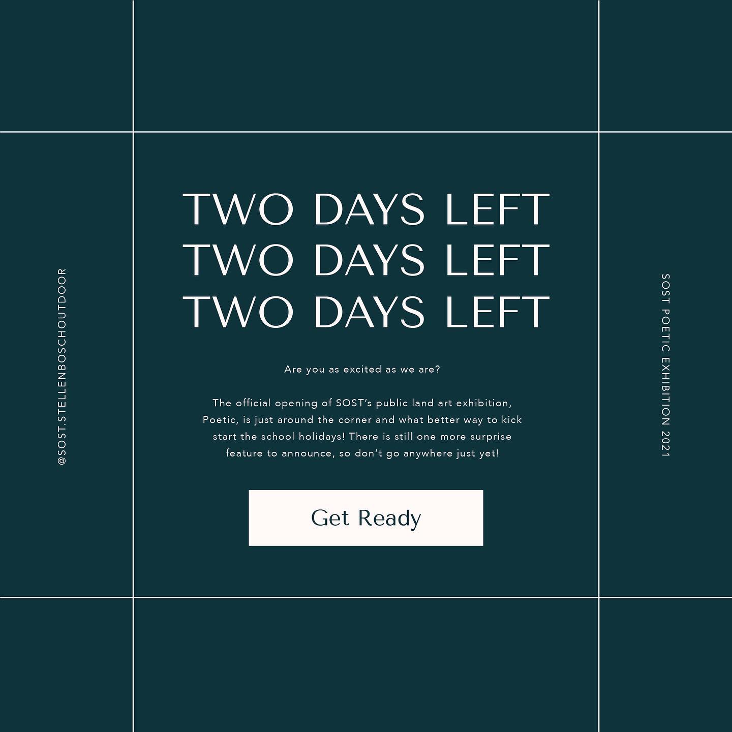 The countdown has begun to the Poetic Land Art exhibition hosted by Stellenbosch Outdoor Sculpture Trust (SOST)! Opening on Friday and running until 10 October, be sure to visit all 8 of the sites which are located throughout the town
.
.
.
.
.
.
#poetic #outdoorlandart #earthart #naturalart #contemporarysculpture #artexhibition #supportlocal #supportstellenbosch #sost #emphemeralart #landartists #artiunstallation #environmentalart #contemporaryart #southafricanartists #art #nature #sculpture #design #artoftheday