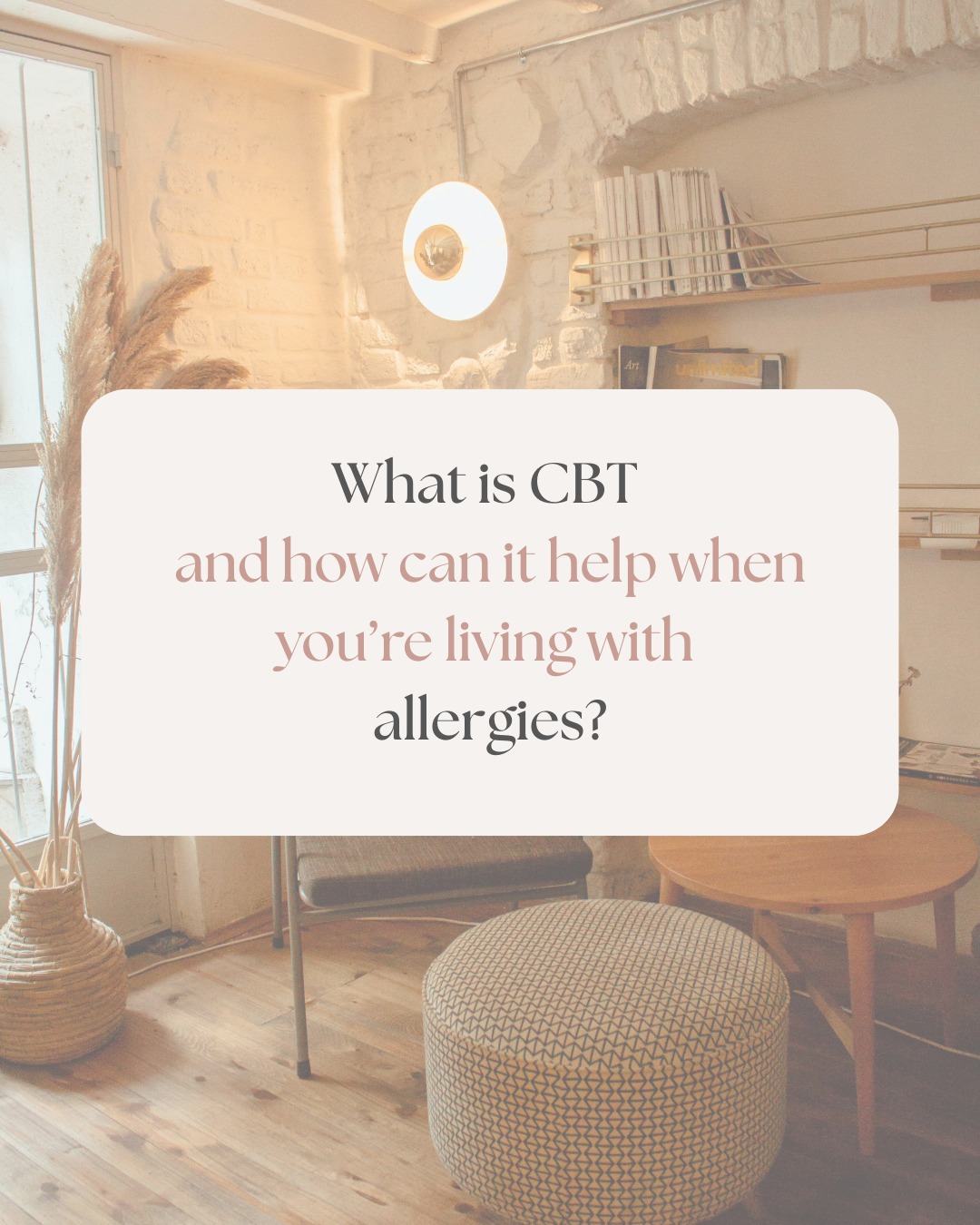 Living with allergies can feel overwhelming for children.
Not just because of the physical reactions, but because of the worry that can sit quietly in the background.
The “what if” thoughts. The fear of getting it wrong.
The constant need to stay alert.
CBT, which stands for Cognitive Behavioural Therapy, is a type of therapy that helps children understand the connection between their thoughts, feelings and behaviours.
In simple terms, it helps them notice what’s going on in their mind when allergies feel scary or stressful, and gently learn new ways to respond.
For a child with allergies, this might look like exploring thoughts such as “I’m not safe” or “Something bad will definitely happen” and helping them shift these to a more balanced, realistic thoughts that reduce anxiety rather than fuel it.
CBT also helps children build confidence in coping with everyday allergy situations.
Things like eating outside the home, going to parties, school trips, or being away from parents. Instead of avoiding these experiences, they learn skills to manage worry and feel more in control.
Importantly, CBT doesn’t minimise the seriousness of allergies.
Safety always comes first. What it does is help children feel calmer, braver and less ruled by fear while still staying safe.
For many families, this can mean fewer anxious moments, more confidence, and a child who feels understood rather than “different” or “difficult”.
If allergies are affecting your child’s emotional wellbeing as well as their physical health, psychological support can be a really valuable part of their care.