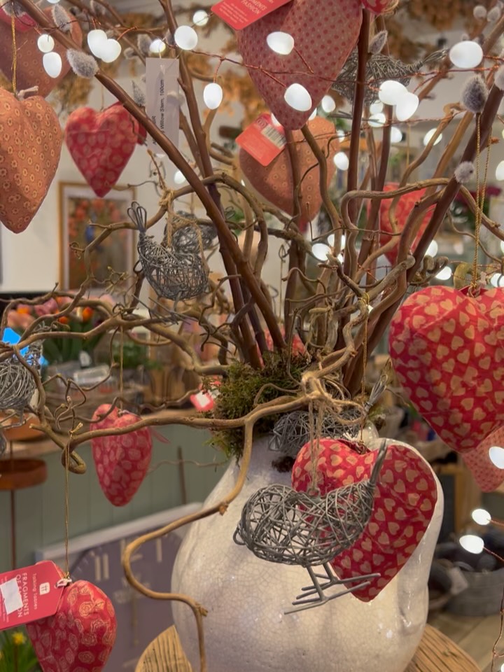 Are you getting ready for Valentines … if stuck for ideas pop in to see us @peacock_and_lily loads to choose from #valentinesday #gifts #independent shops #marlborough shopping#dog friendly #beautiful things