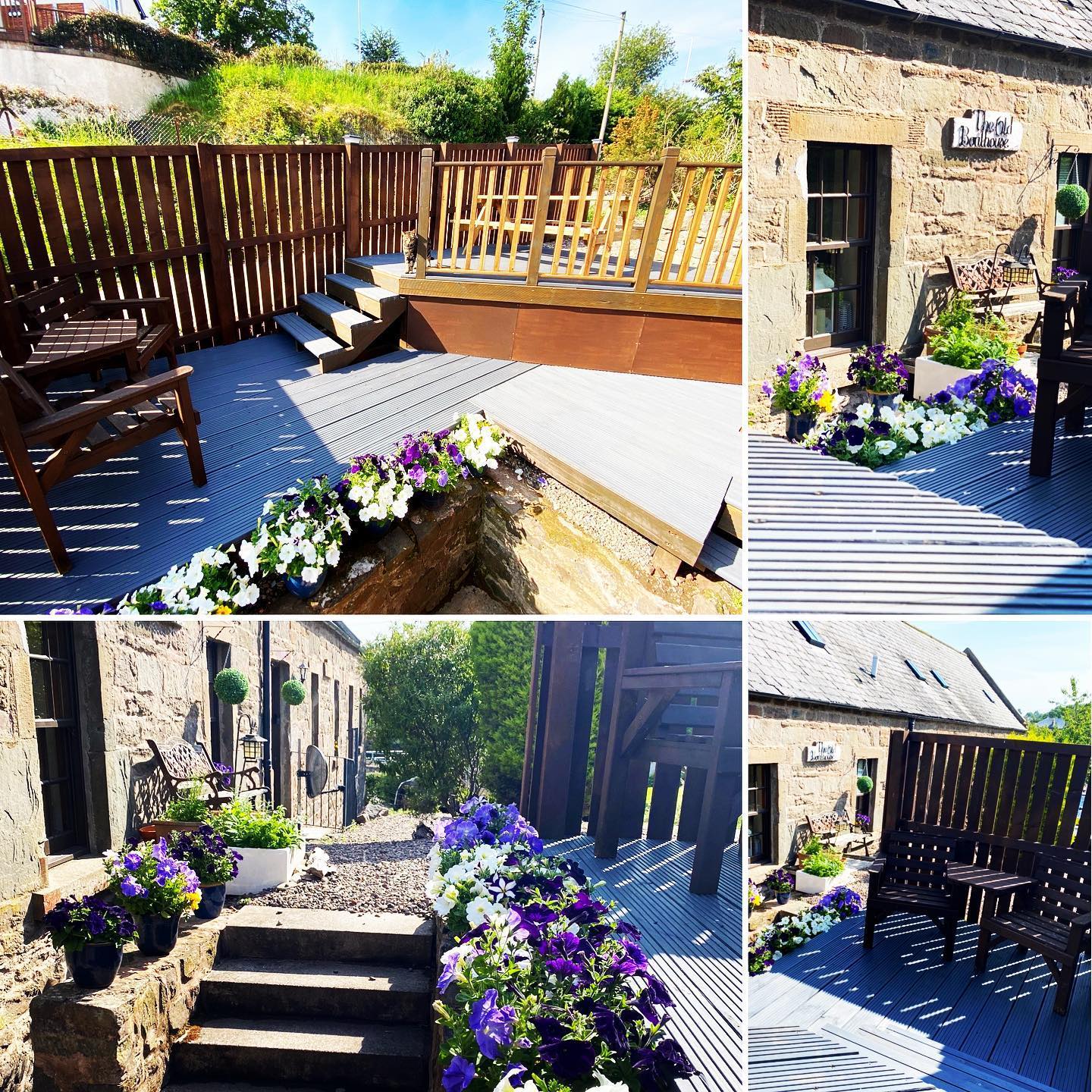 Decking all ready for when people start staying in the summer 😎 #fifebnb #newportontay #wormit #theoldboathouse #fifeguesthouse