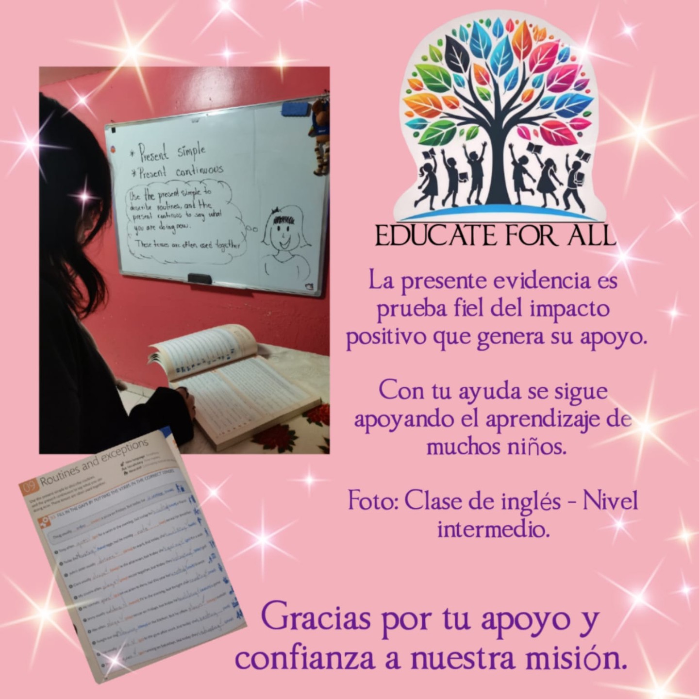 Cada sesión representa una oportunidad de crecimiento, brindando las herramientas necesarias para que ningún obstáculo limite el potencial de la niñez.