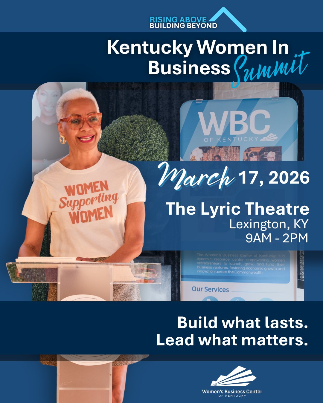 Kentucky’s women leaders are shaping what comes next.
Join us March 17 at the Lyric Theatre in Lexington for
The Summit: Rising Above, Building Beyond, hosted by the Women’s Business Center of Kentucky.
This one-day gathering brings together business owners, executives, and community advocates ready to expand capacity, strengthen leadership, and build with intention.
A powerful day of insight, connection, and shared responsibility for the future of our region and beyond.
Early bird tickets are available for a limited time.
Use code EARLYBIRD by January 31 to secure your spot at special pricing.
Secure your spot with the link in our bio: @wbckentucky
#WBC #sharethelex #859together #visitlex #lexky #lexingtonky