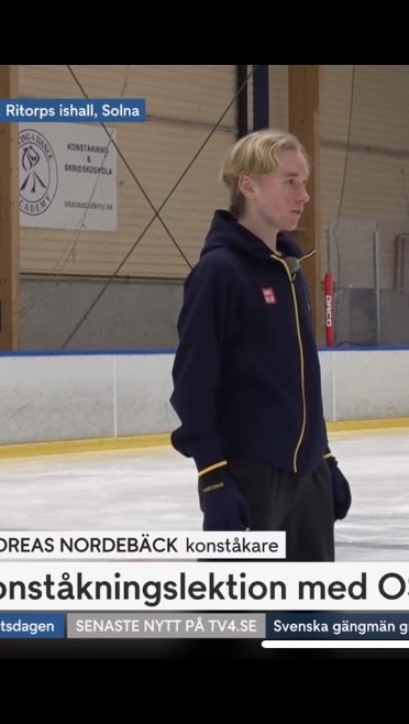 TV4 i ishallen idag för intervju med vår Andreas Nordebäck, som snart ska tävla och representera Sverige i Vinter OS 2026 🇸🇪🙌🏻
Vi är så stolta och hejar hela vägen 💛💙