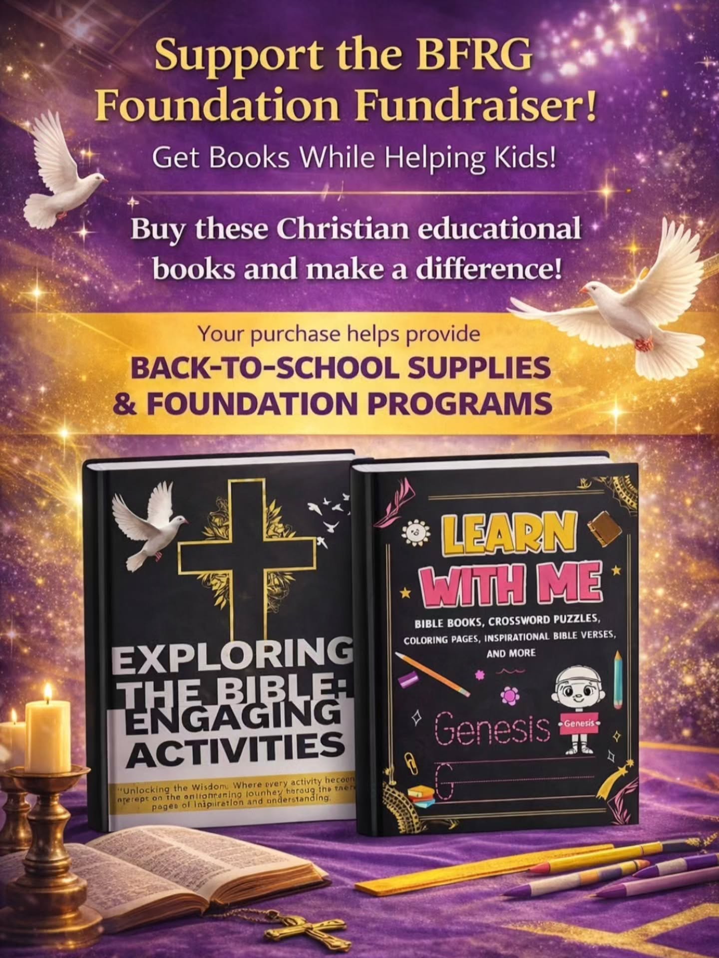 📚✨ FUNDRAISER OPPORTUNITY | HELP KIDS & GROW TOGETHER ✨📚
We’re launching a meaningful book fundraiser designed to support students with school supplies, clothing, and essential resources, while encouraging learning, growth, and faith-based engagement for both children and adults.
We’re currently looking for:
🤍 Churches & Organizations interested in hosting
🤍 Individuals who want to participate or help share
🤍 Community Partners who believe in supporting youth and families
This fundraiser is a great way to:
✔ Support students in need
✔ Encourage learning and personal growth
✔ Raise funds with purpose
✔ Bring communities together
If you or your organization would like to host, participate, or learn more, please send a DM or reach out directly. I’d love to connect and answer any questions.
Let’s work together to make a real impact, mmmone student, one family, one community at a time 💛
📩 Interested? DM me to get started!
#FundraiserOpportunity
#CommunitySupport
#SupportStudents
#YouthEmpowerment
#FaithAndEducation
GivingBack
NonprofitSupport
ChurchFundraiser
CommunityImpact
EducationMatters
SupportLocal.
MaryAliceServices
BFRGFoundation