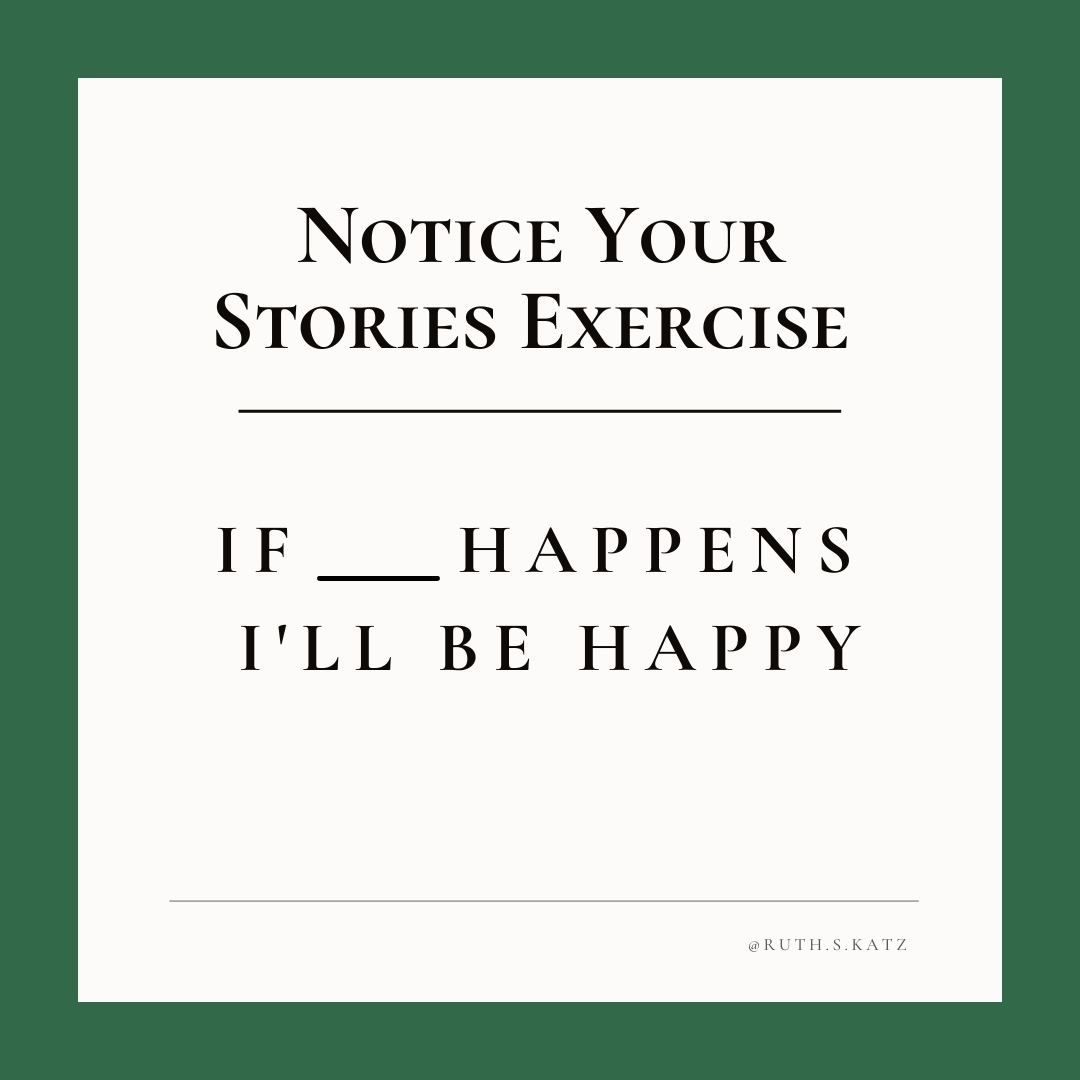 How would you fill in the blank?
The ability to notice the stories that keep us stuck is the first step in disrupting negative self-talk patterns.
This exercise can help you start to unlock your limiting beliefs so you can create a change and find a new perspective.
How would you answer this blank? What about it holds you back?
Ruth.