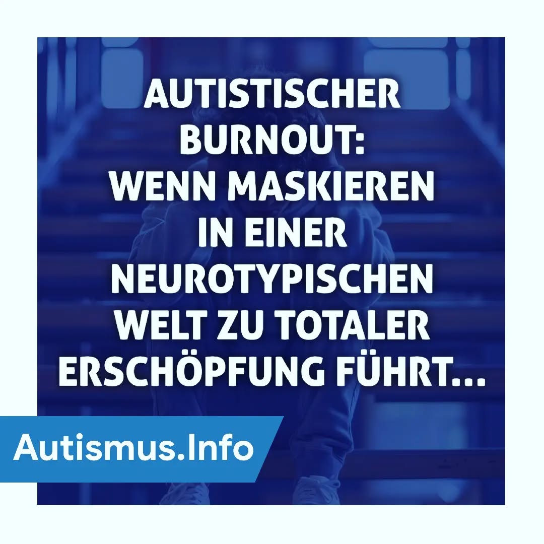 „Autistischer Burnout“ ist ein Begriff, welcher immer häufiger von autistischen Menschen verwendet wird, um ein Phänomen zu beschreiben, welches vermutlich „durch Stress entsteht, welcher durch das Maskieren und Leben in einer neurotypischen Welt verursacht wird.“*1 Dabei handelt es sich laut Higgins et al. (2021) um „einen Zustand, der Erschöpfung, Rückzug, Denkprobleme, verringerte Alltagskompetenzen und eine Zunahme der Manifestation autistischer Merkmale umfasst.“*1
Es ist wichtig zu betonen, dass sich der autistische Burnout dabei sowohl von einem Burnout im klassischen Sinne, als auch von Depressionen unterscheidet.*1*2 Anders als bei #Depressionen scheinen klassische Aktivierungsmaßnahmen wie „unter die Leute gehen“ eher kontraproduktiv, da sie die autistische Überforderung noch verschlimmern können. Um die Symptome des autistischen Burnouts zu verringern scheinen sozialer Rückzug und Schonung sogar förderlich zu sein.
Anders als bei klassischen Depressionen oder Burnout geht ein „autistischer Burnout“ in aller Regel nicht mit einer generellen depressiven Verstimmung einher, sondern zeichnet sich eher durch eine starke Erschöpfung oder Reizbarkeit aus.*1*2
Kennt ihr die Symptome eines autistischen Burnouts von euch selbst?
#AutBurnout #AutisticBurnout
*1 https://pubmed.ncbi.nlm.nih.gov/34088219/
*2 https://pubmed.ncbi.nlm.nih.gov/36637293/