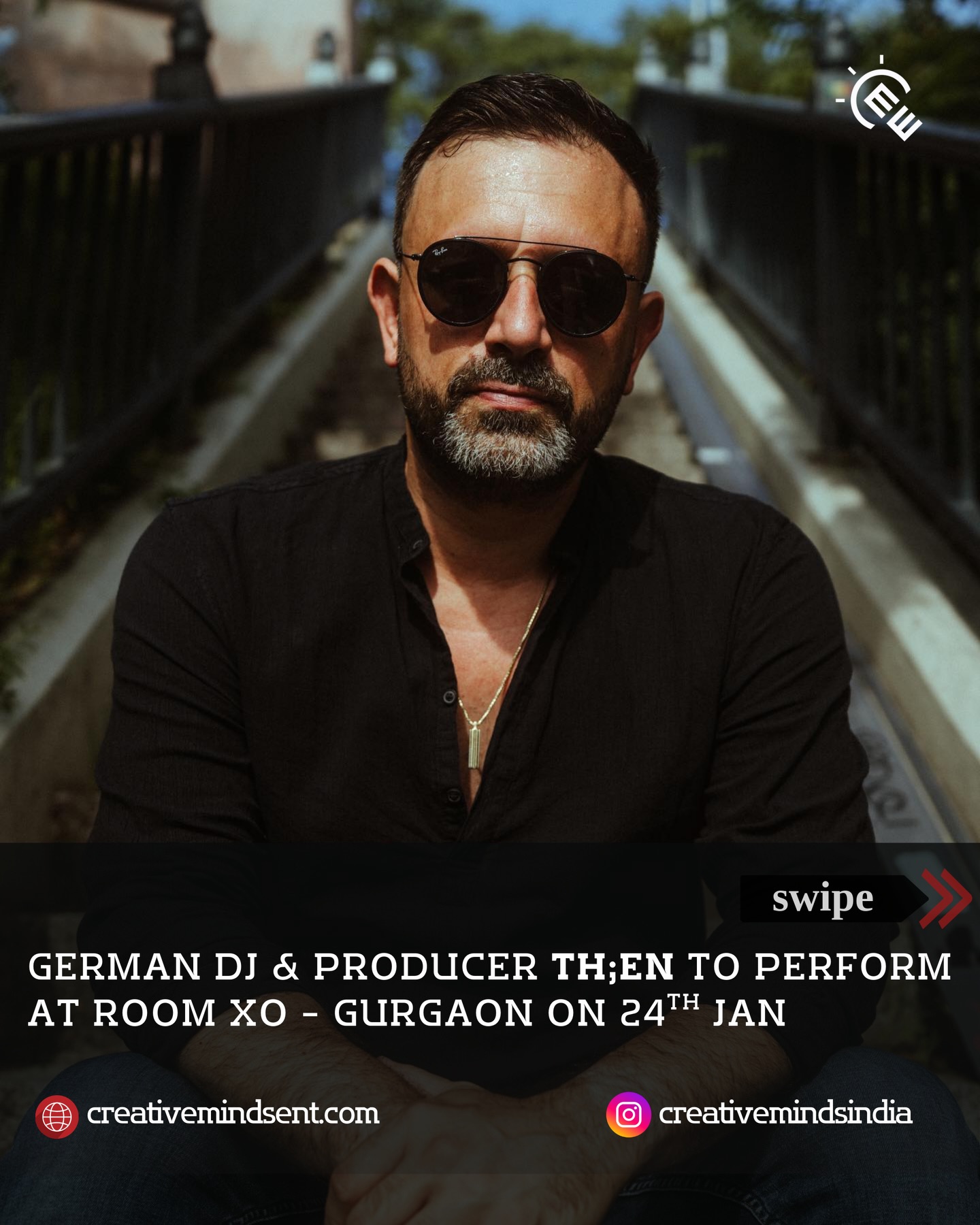 Constantly creating, adapting and above all learning, the sky is the limit for German-born project, TH;EN (@thenmusic). Having consistently garnered support from top artists like Solomun, Pete Tong, and Adriatique, his recent success across leading dance music labels feels as if he’s only scratching the surface.
He takes over Room Xo (@roomxoofficial) on the 24th January.
Tickets available on skillboxes.com Constantly creating, adapting and above all learning, the sky is the limit for German-born project, TH;EN (@thenmusic). Having consistently garnered support from top artists like Solomun, Pete Tong, and Adriatique, his recent success across leading dance music labels feels as if he’s only scratching the surface.
He takes over Room Xo (@roomxoofficial) on the 24th January.
Tickets available on skillboxes.com