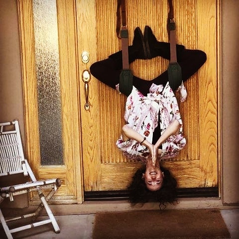 38 Days of Gratitude: Day #25
What unconventional or unexpected item are you grateful for?
This inversion swing is one of my all time favorite unconventional items that I’m grateful for! When I was taking Wall Yoga classes I realized that my favorite part of class was hanging upside down, so I decided to get a swing of my own. 😁
There’s a feeling of peacefulness that spreads through me magically in a few minutes after hanging upside down.🙃I feel lighter, clearer and the tension releases. And I love hanging from my hips since it releases any tension and restrictions in that part of my body.
Some of the many benefits of inversions can be, improved circulation, increased energy, relaxation, boosted immune system, and so much more.
Hanging upside down also allows for a new perspective.🙃 For some reason the world looks even more beautiful upside down, lol. 😆♥️🌵
#wallyoga
#likeabat
#hanglikeabat
#newview
#newperspective
#grateful
#gratefuleveryday
#gratefulheart
#gratitude
#gratefulforlife
#mindfulnessforhealth
#mentalhealth
#mentalhealthmatters
#emotionalhealth
#meditation
#meditate
#meditatedaily
#meditateeveryday
#meditationforhealth
#meditatewithme
#meditationforhappiness
#nicolebraveman