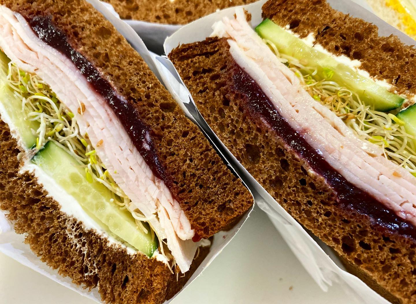 Turkey,Cranberry Sandwich