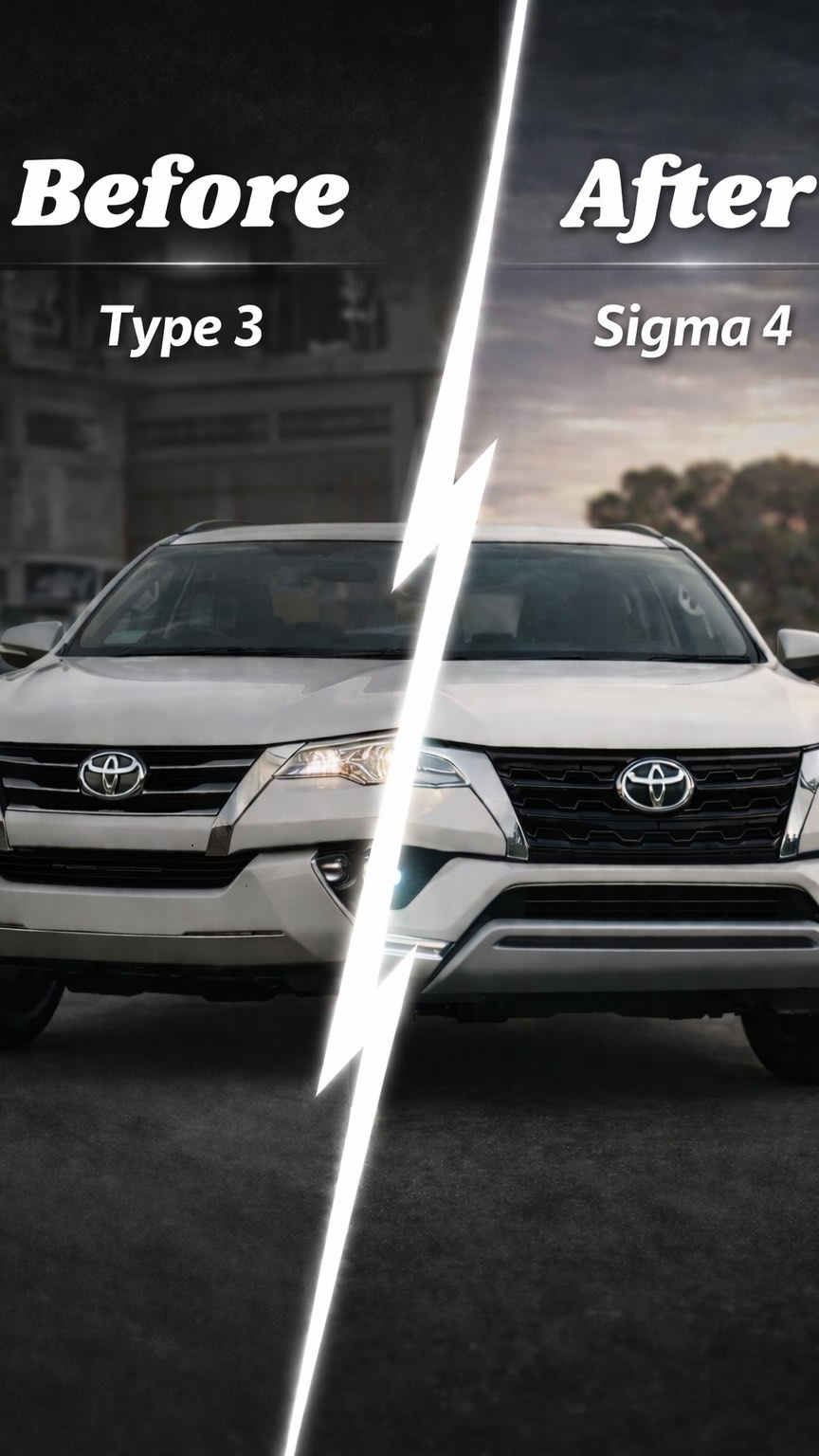 From Fortuner Type 3 ➝ Fortuner Sigma 4 🔥
A complete OEM transformation — no shortcuts, no compromises.
What you’re seeing here 👇
🔧 Old OEM parts removed
🔧 New Sigma 4 OEM components installed
🎨 Proper paintwork & finishing
⚙️ Factory-level fit & alignment
This is how a real upgrade is done.
If you’re planning a Type 3 → Sigma 4 conversion, we’ve got all OEM parts covered.
📩 DM / WhatsApp “SIGMA 4” to start your transformation
Keywords:
Fortuner Sigma 4 conversion, Fortuner Type 3 upgrade, Toyota OEM conversion, Fortuner facelift, Sigma 4 body kit, OEM Fortuner parts, Fortuner transformation, Toyota modification
Hashtags:
#FortunerSigma4 #FortunerConversion #Type3toSigma4 #ToyotaFortuner #OEMConversion CarTransformation FortunerUpgrade ToyotaParts CarModificationIndia AutoReels CarReels ReelsIndia SecondHandPartswala TeamSPW