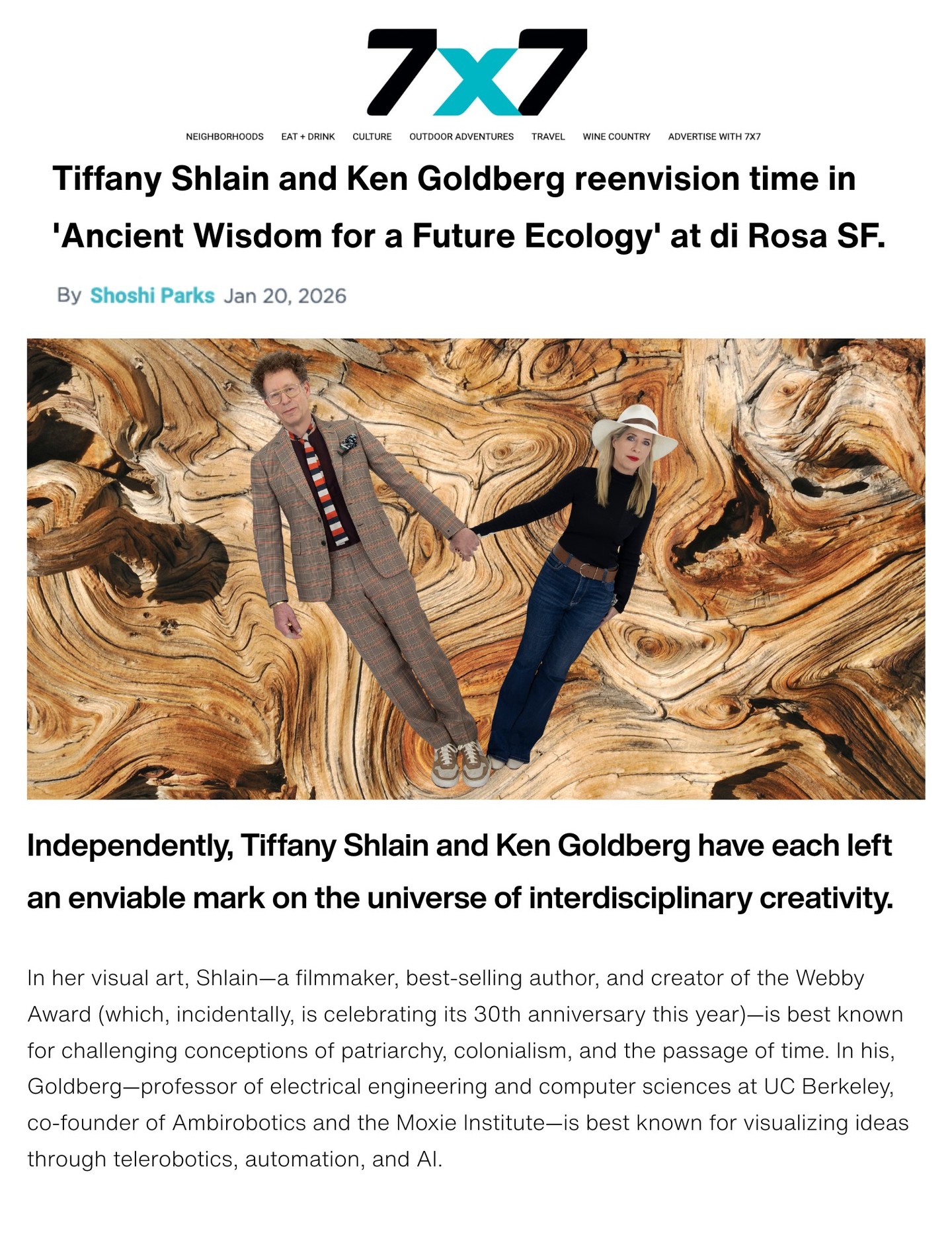 Thank you @7x7bayarea @shoshiparks for such a fantastic article! It is an honor to have you write about the work. You can read article in bio link.
"Ancient Wisdom" opens tonight at @dirosaart! museum space in @minnesotastreetproject arts campus!
All info opening and artist-led tour sat and events in bio link and ancientwisdom.art
“”Ancient Wisdom for a Future Ecology: Trees, Time & Technology"" this Sat 1/24 from 11am to Noon at di Rosa SF in Minnesota Street Project Campus for SF Art Week. We will share the creative process behind the artworks and we will take you through the exhibition.
Drawing inspiration from dendrochronology (the science of tree ring dating), and developments in data science and artificial intelligence, the exhibition includes a series of sculptural and media installations that offer new interpretations of the past, the present, and imagined futures.
AncientWisdom.art