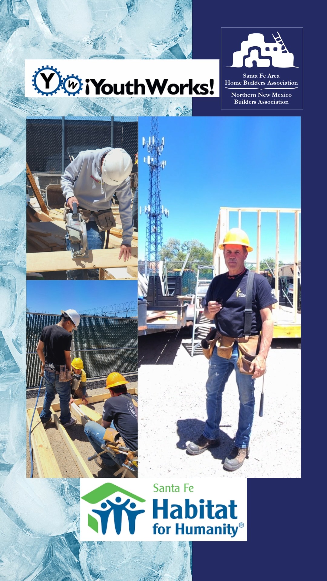 Hey Santa Fe!
Re-uploading highlights from our 2025 archive — this was one of the moments that deserved to stay on our page.
The IceBox Challenge was more than a build — it was a moment where young people discovered what they were capable of.
In this video, we featured Rob Lockner, a construction mentor with Habitat for Humanity, as he guided YouthWorks students through the hands-on building process with patience, skill, and purpose.
This was community impact in action: workforce development, youth mentorship, and leadership through real-world experience.
#IceBoxChallenge #HabitatForHumanity #YouthWorks #ConstructionMentor #WorkforceDevelopment #YouthEmpowerment #CommunityImpact #SkilledTrades #BuildingTheFuture #SantaFeNM #NewMexicoCommunity #NonprofitWork #VolunteerLeadership #YouthPrograms #HolyBananasMedia