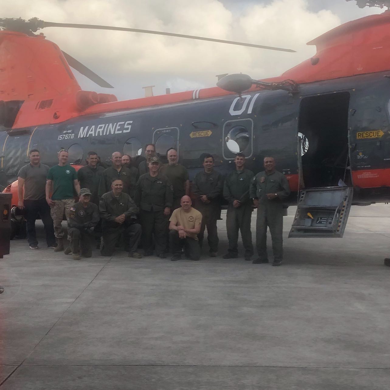 Pedro and her gang .... #ch46 #hh46 #pedro #tx #Texas #US #nusafm #army #navy #airforce #marines #sar