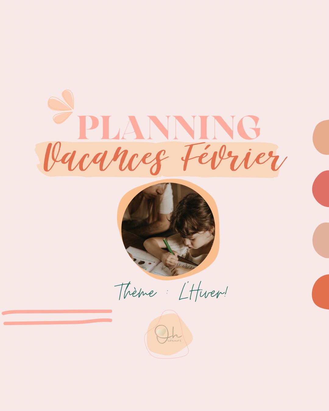 Il est (enfin) en ligne !!!
Les vacances scolaire sont dans 2 semaines déjà !!! Il est temps de s’organiser et de trouver de quoi occuper nos petits cœurs et de partager de chouettes moment avec eux !
Pour ces vacances il y en a VRAIMENT pour tous les goûts ! Des femmes enceintes au mamans en post partum en passant par les bébés et les kids et … je serai sur La Rochefoucauld, Chasseneuil et Ruelle !
Si tu ne trouves rien que te plaît … je ne peux plus rien pour toi 😝
Toutes les infos et détails de chacun des ateliers se trouvent dans le lien de réservation calendly de ma bio et bien sûr écris moi ou appelle-moi, je me ferai un plaisir de te renseigner.
Ne tarde pas à réserver car certains ateliers se remplissent trèèès vite et j’ai toujours des déçues (notamment le yoga kids et le snoezelen !)
À très vite !
Ateliers - ateliers parents enfants - yoga bébé - yoga kids - snoezelen - post partum - serrage bassin - comptines signées - Charente - chasseneuil - la Rochefoucauld - ruelle