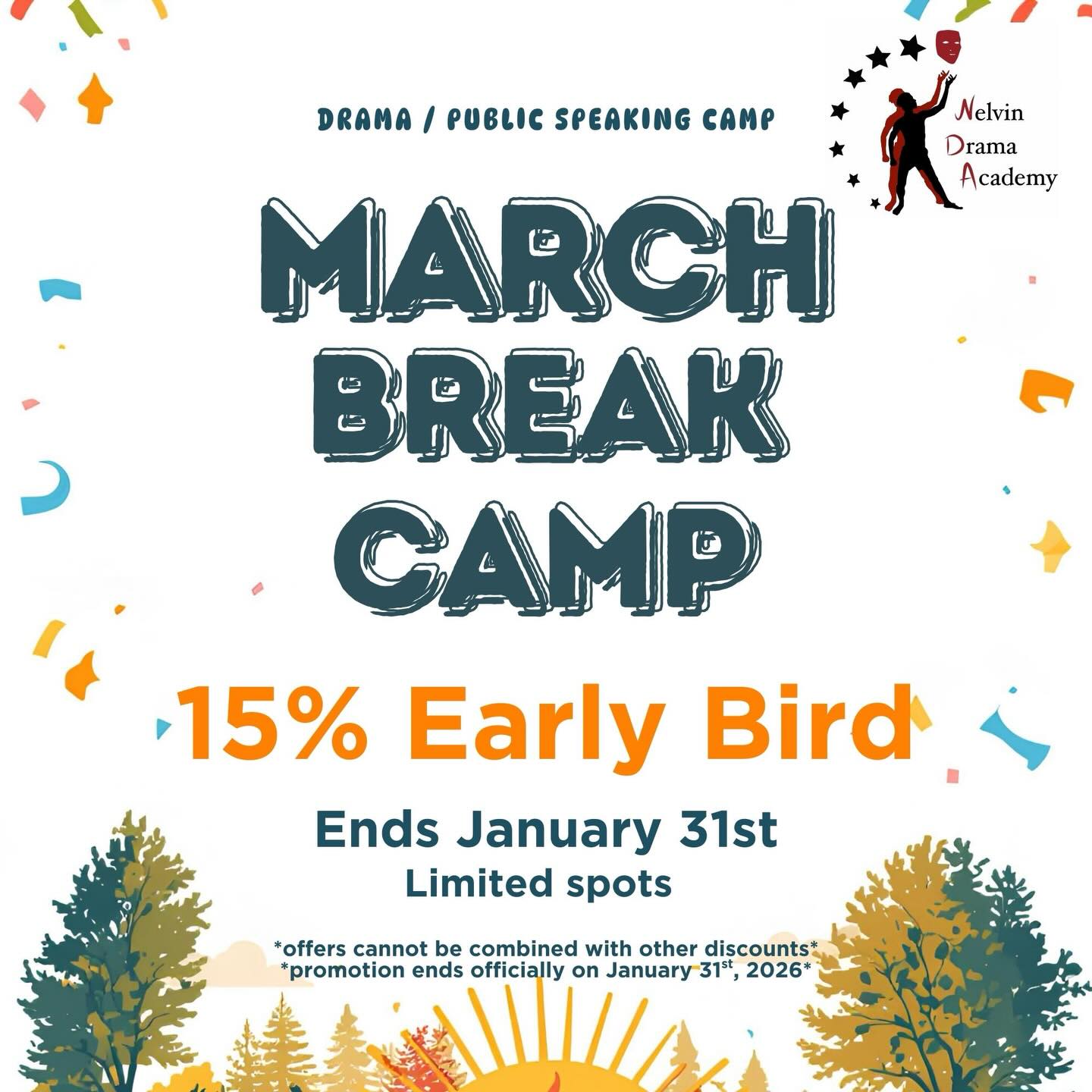 Last week to get 15% off when you register your kid to our March break camp (offer ends Jan 31st, 2026)!
#actingtips #markham #markhamkids #drama theatreschool