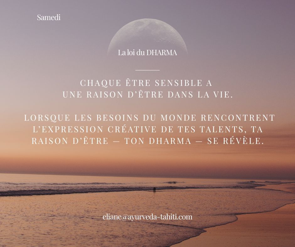 Chacun a une raison d’être dans la vie… un don unique ou un talent particulier à offrir aux autres.
Et lorsque nous unissons ce talent unique au service des autres, nous faisons l’expérience de l’extase et de l’exaltation de notre propre esprit, ce qui constitue le but ultime de tous les buts.
#ayurveda #meditation #yogasutras #chopra #conscience