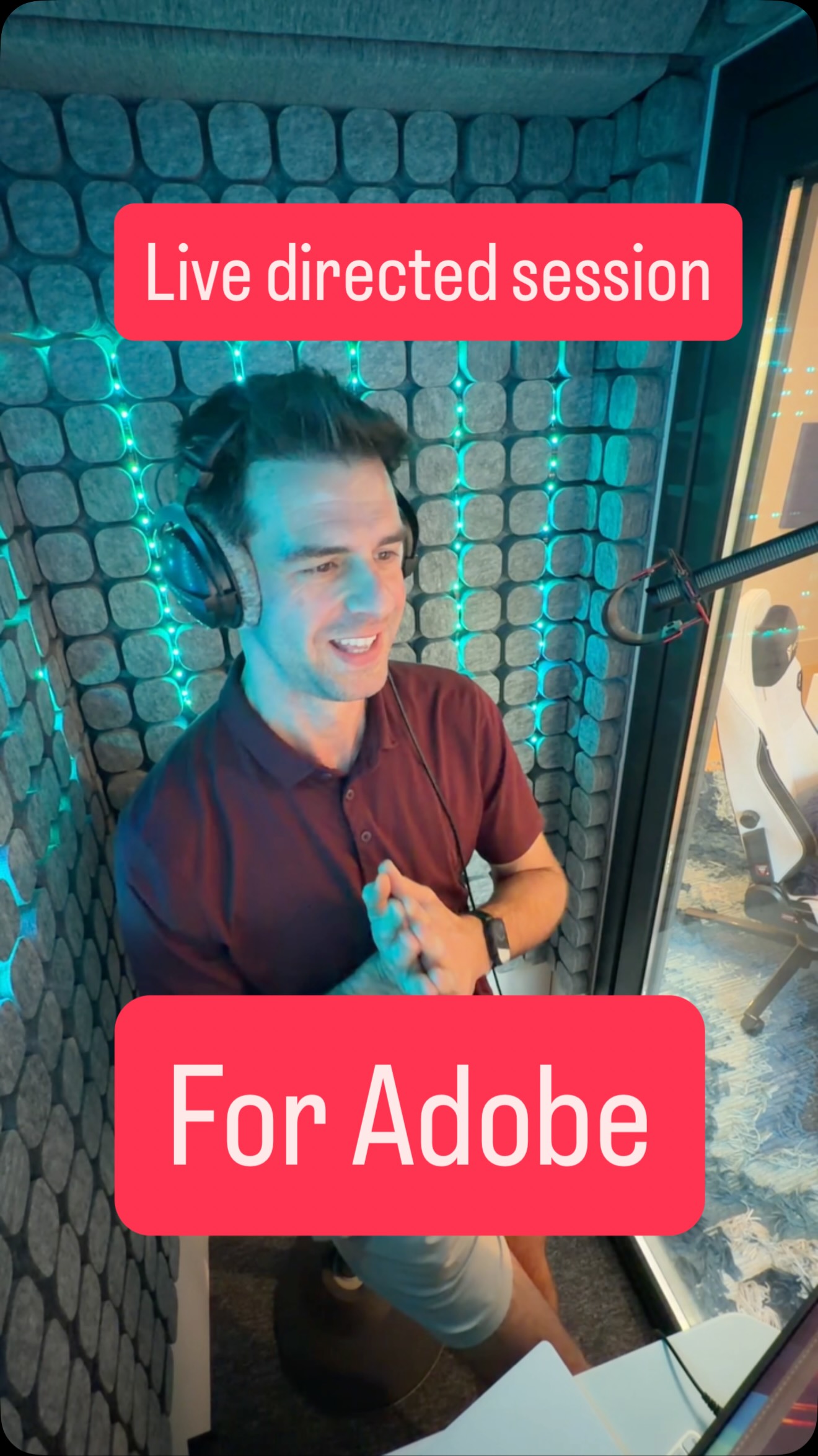 Just me, a mic, and a very cool Adobe script.
#voiceover #voicebyserge #voiceactor #asmr