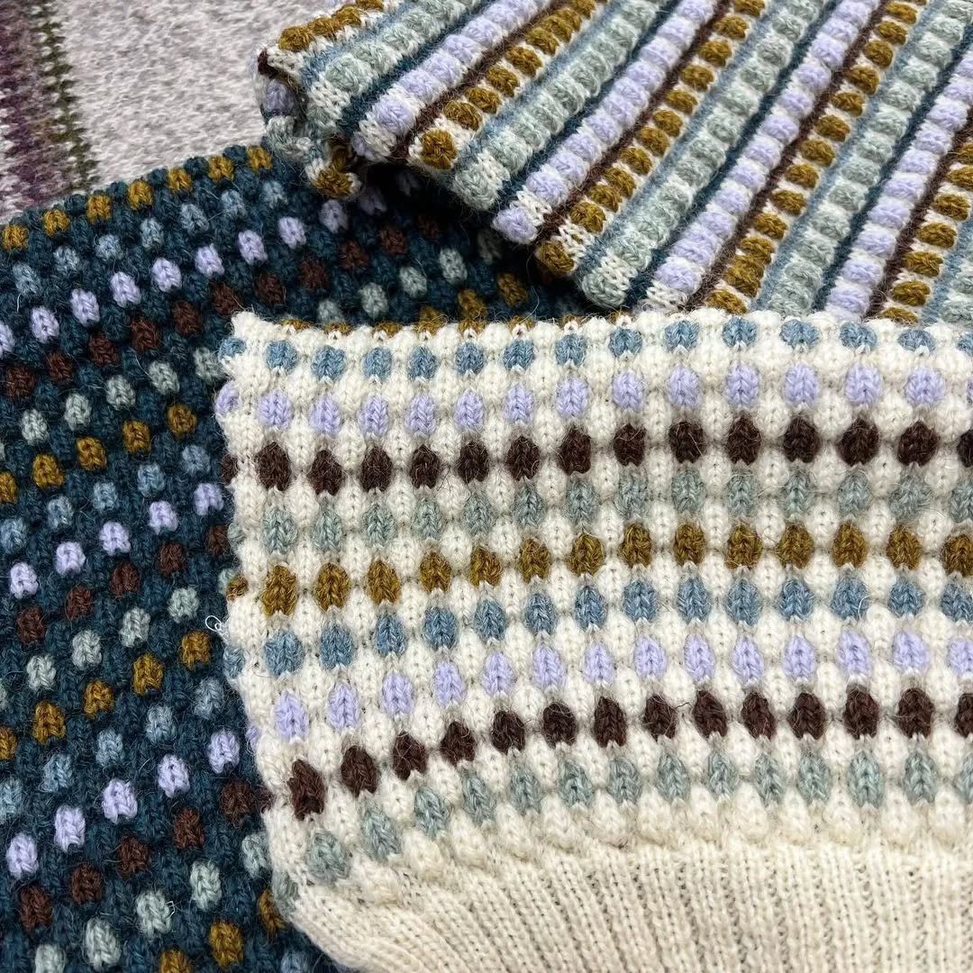 A sneak peek at a project @adventuresinyarn and @knit_design_centre have been creating using our Pennine Collection yarn 🐑
#shepleyyarns #knitweardesign #britishwool #stollknitting #yarn #naturalfibres #choosewool